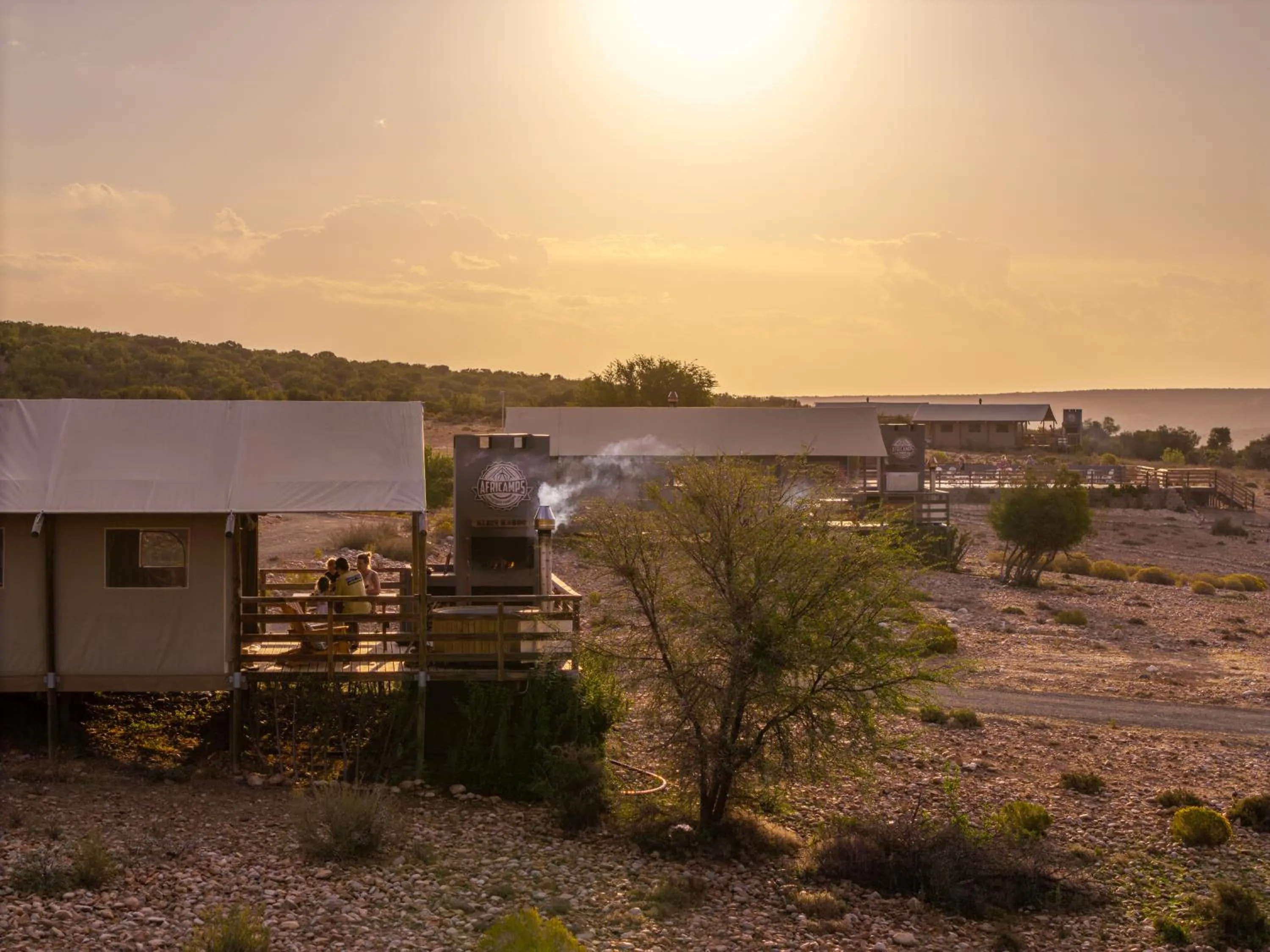 Property building in AfriCamps Klein Karoo