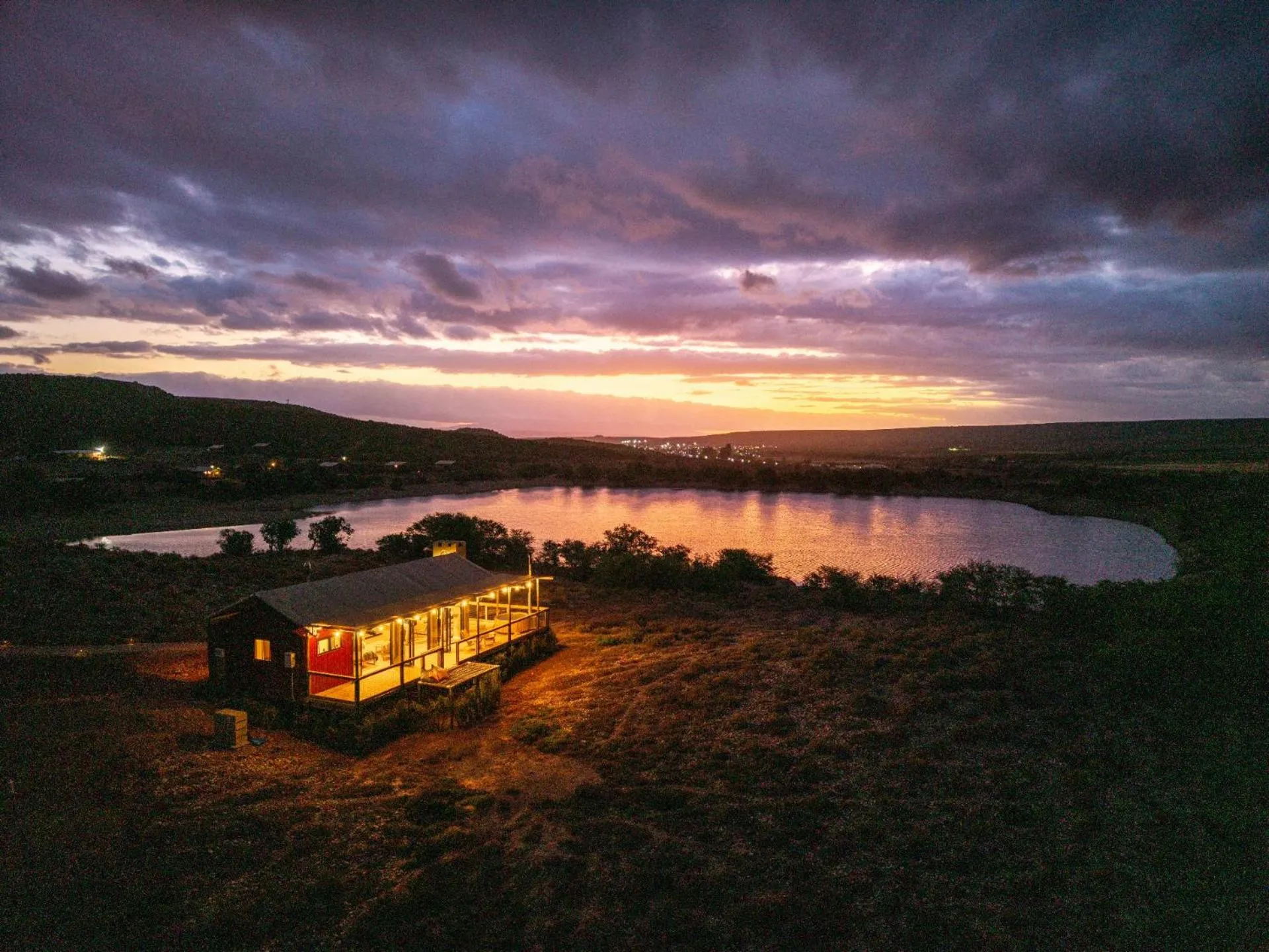 Bird's eye view in AfriCamps Klein Karoo