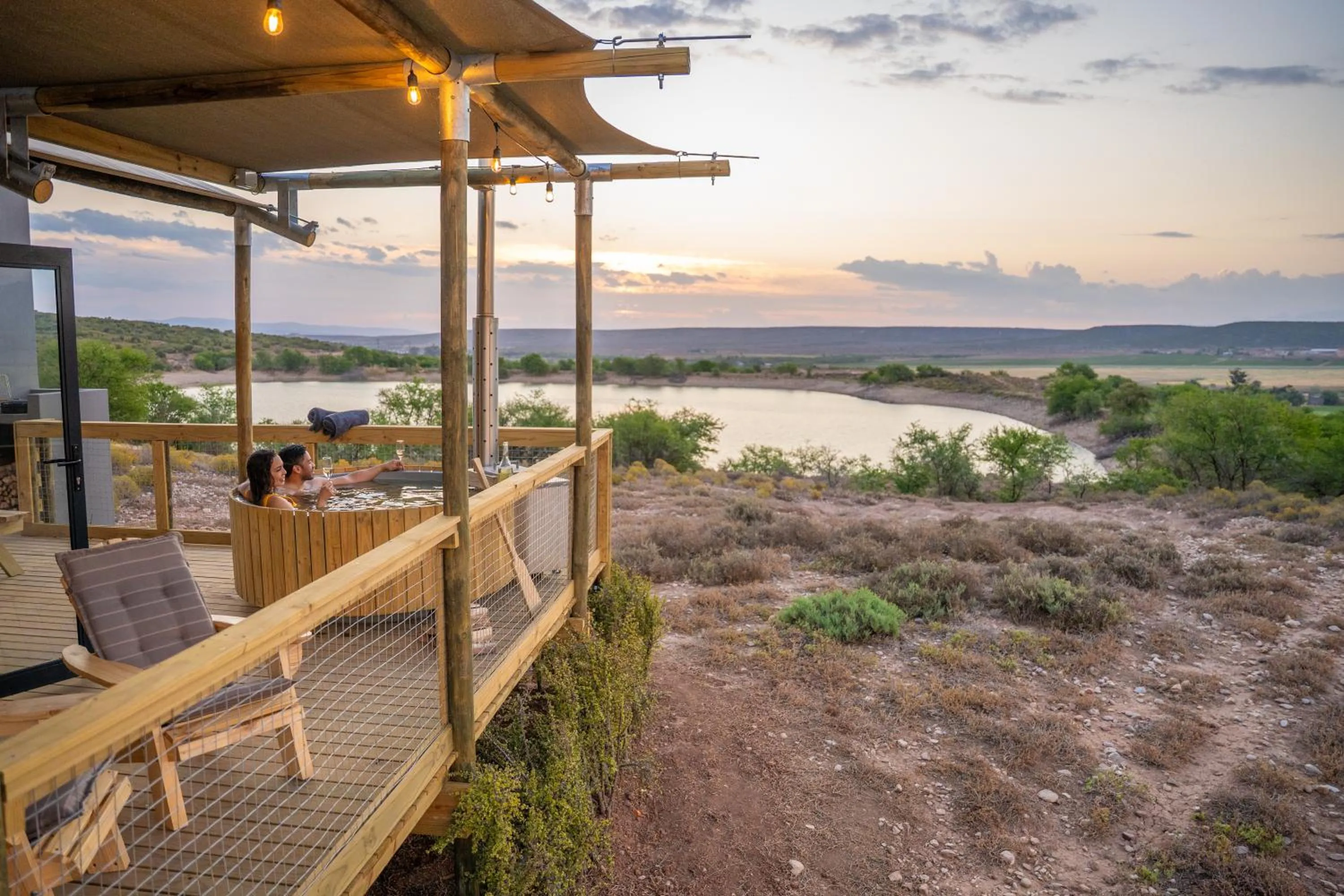 Hot Tub in AfriCamps Klein Karoo