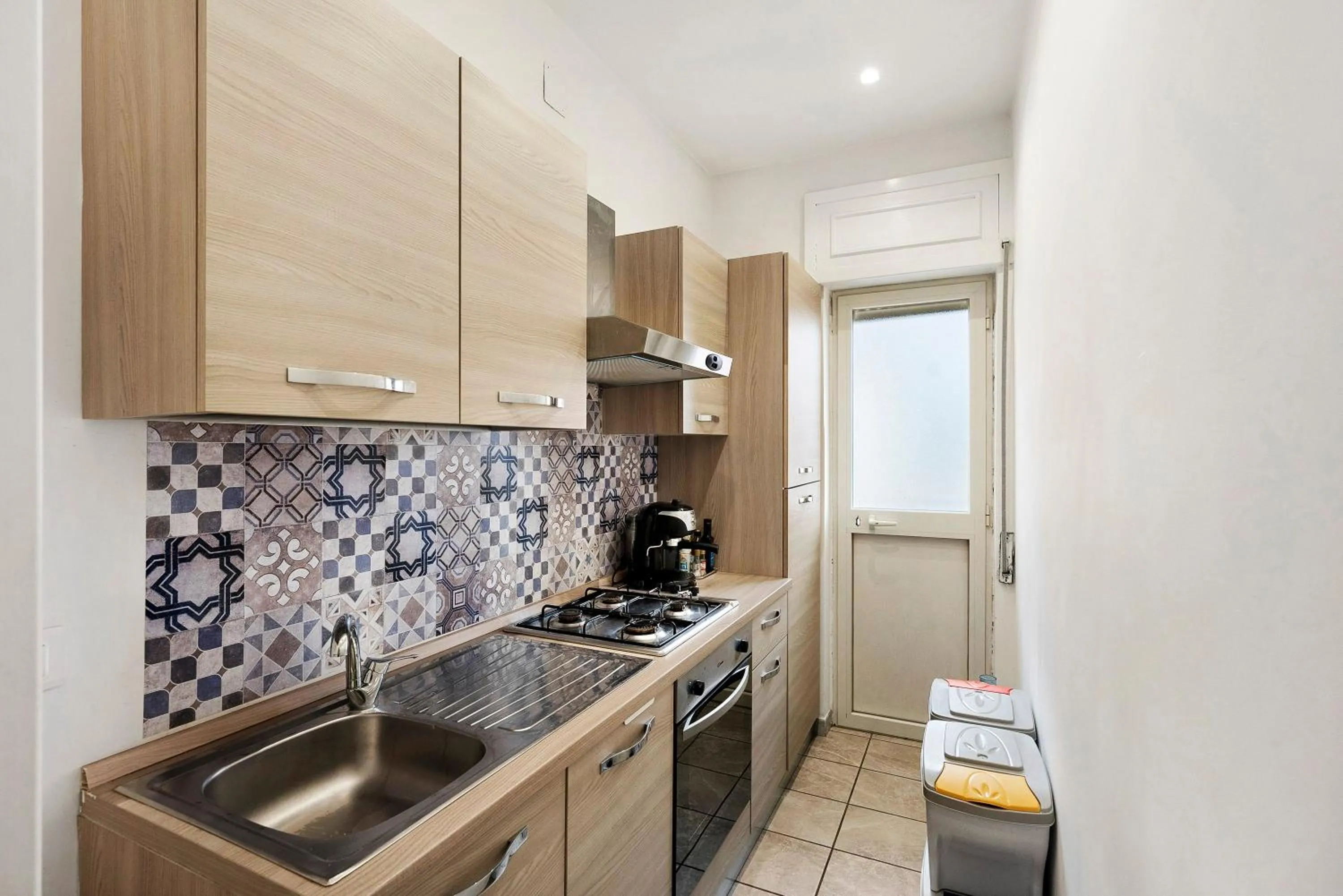 Kitchen or kitchenette in Di Palma Suite Museum
