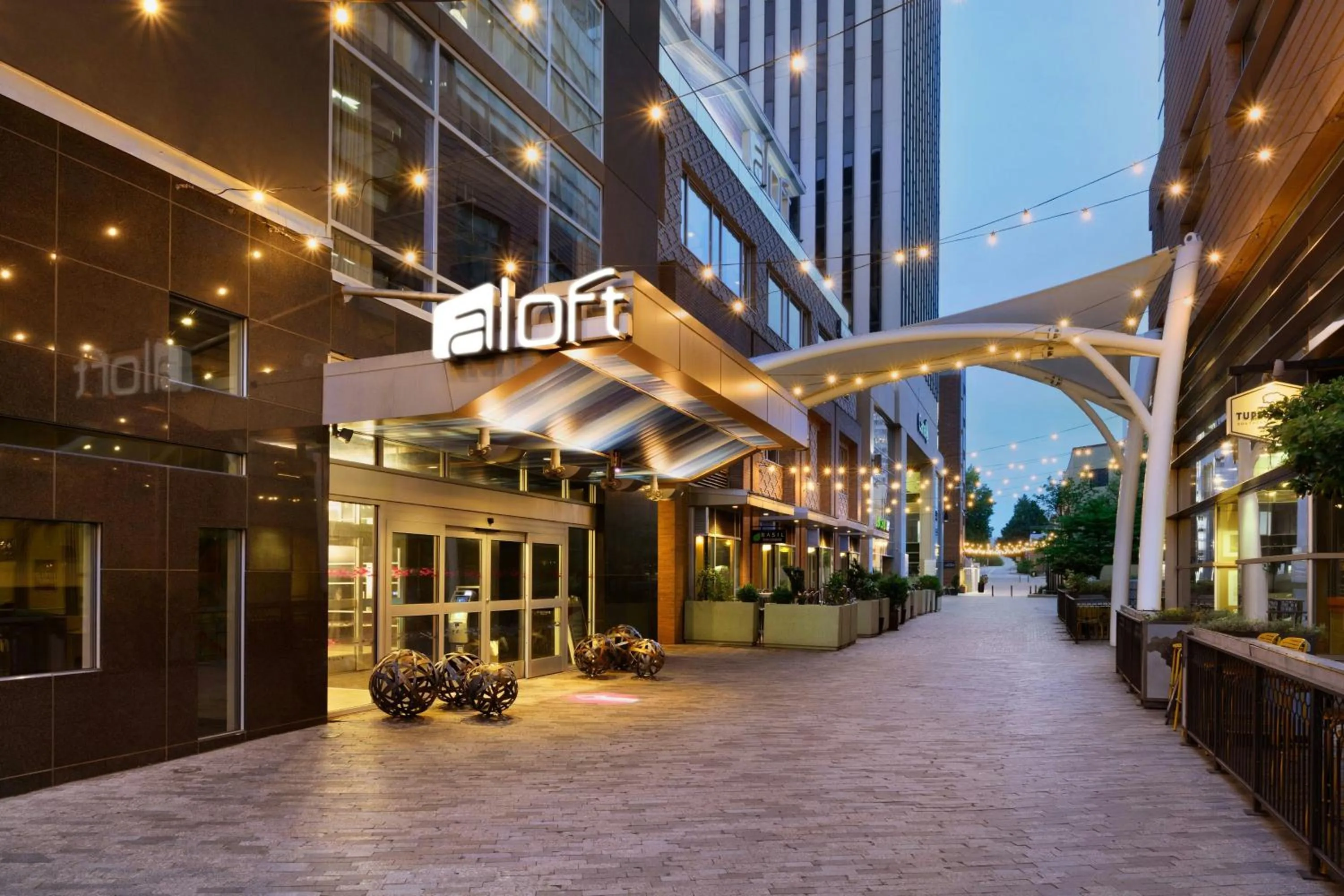 Property building in Aloft Greenville Downtown