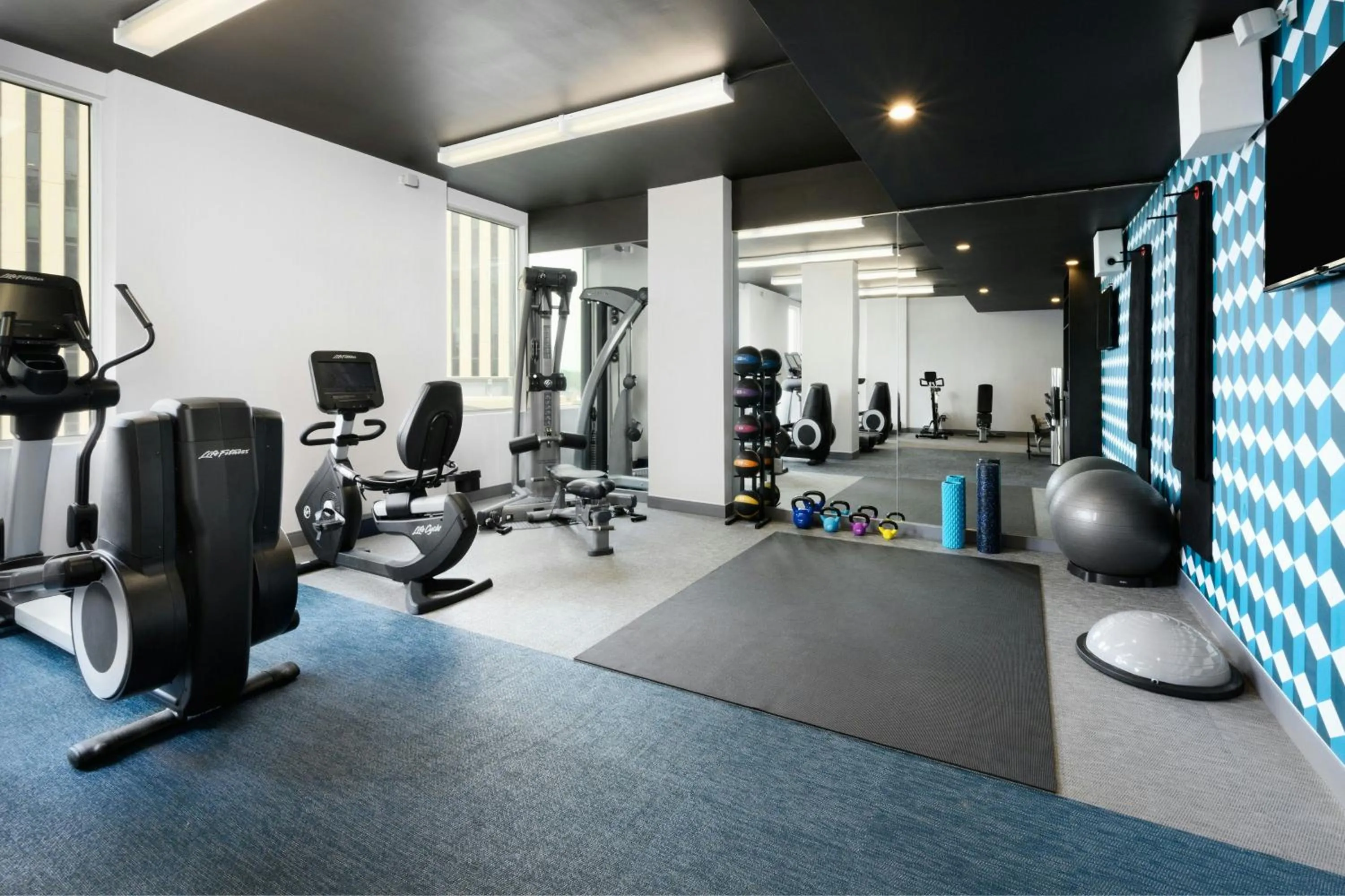 Fitness centre/facilities in Aloft Greenville Downtown