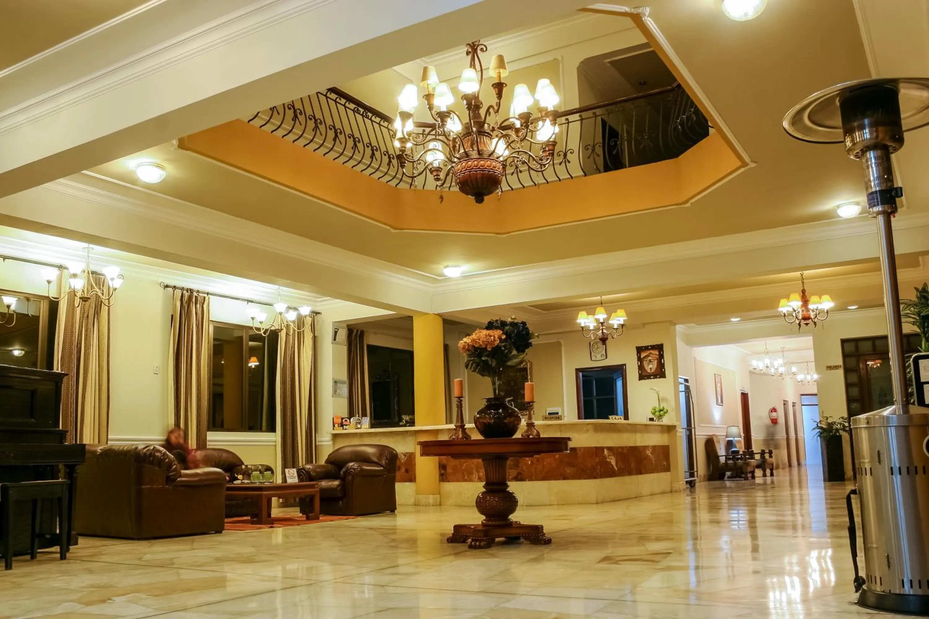Lobby or reception in Hotel Coloso Potosi