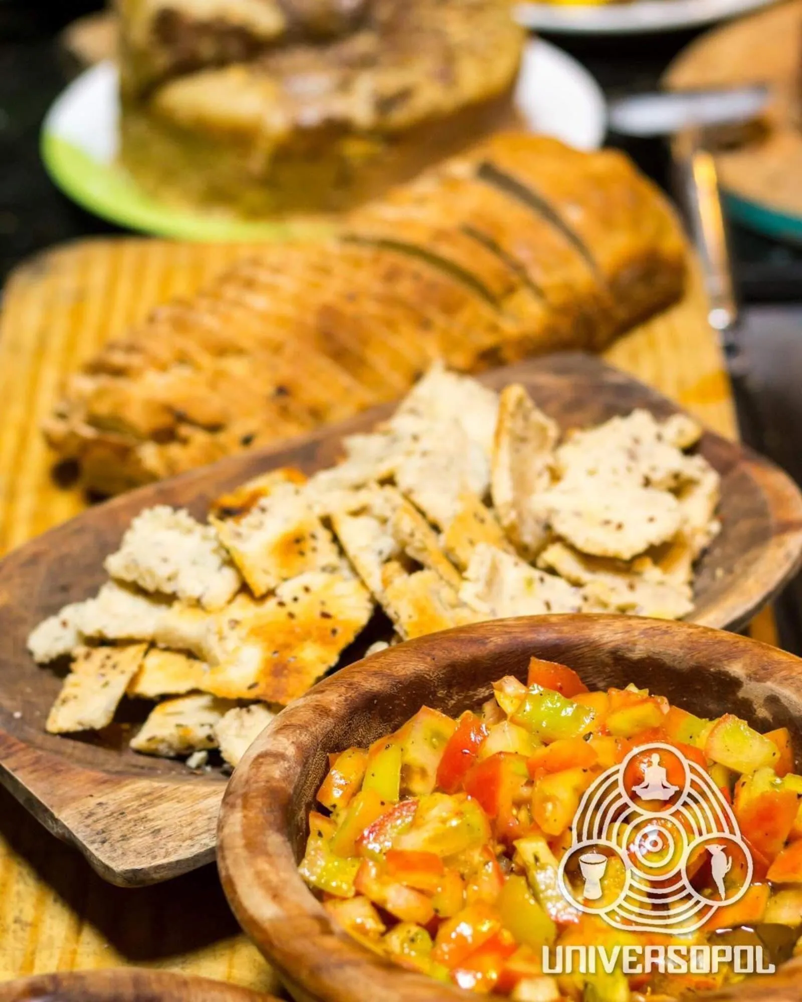 Food in Universo Pol Bamboo Hostel