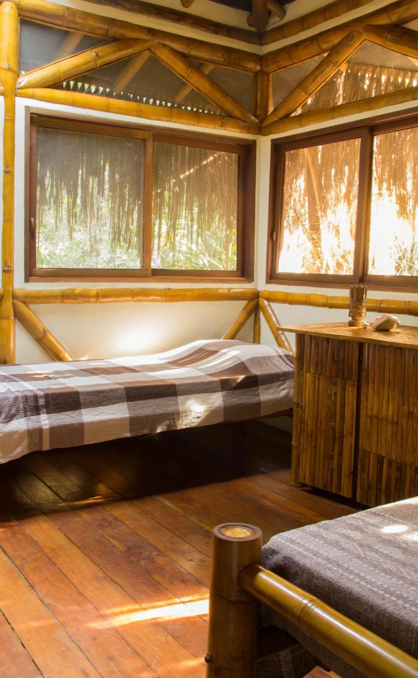 Bed in Universo Pol Bamboo Hostel