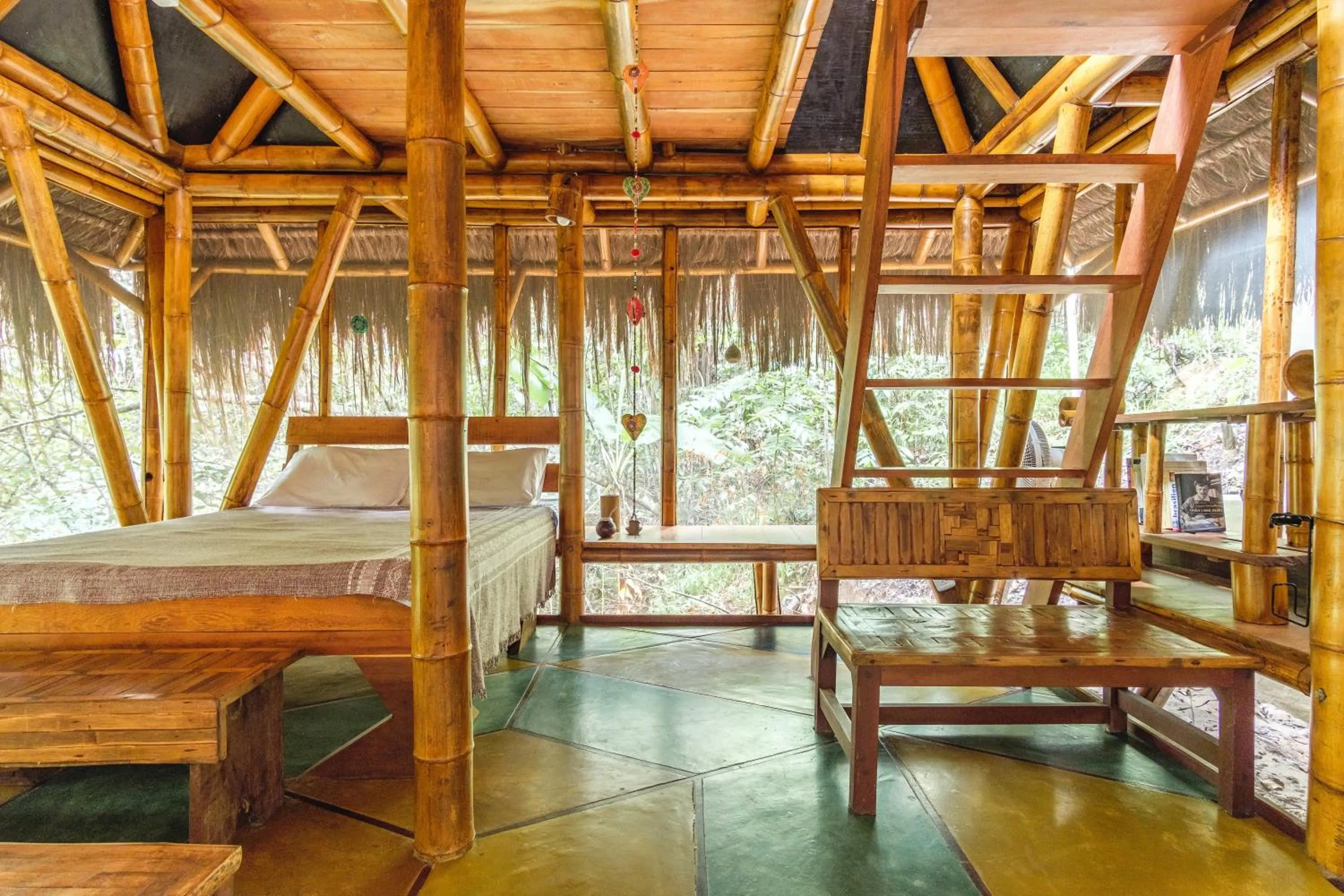 Bedroom in Universo Pol Bamboo Hostel