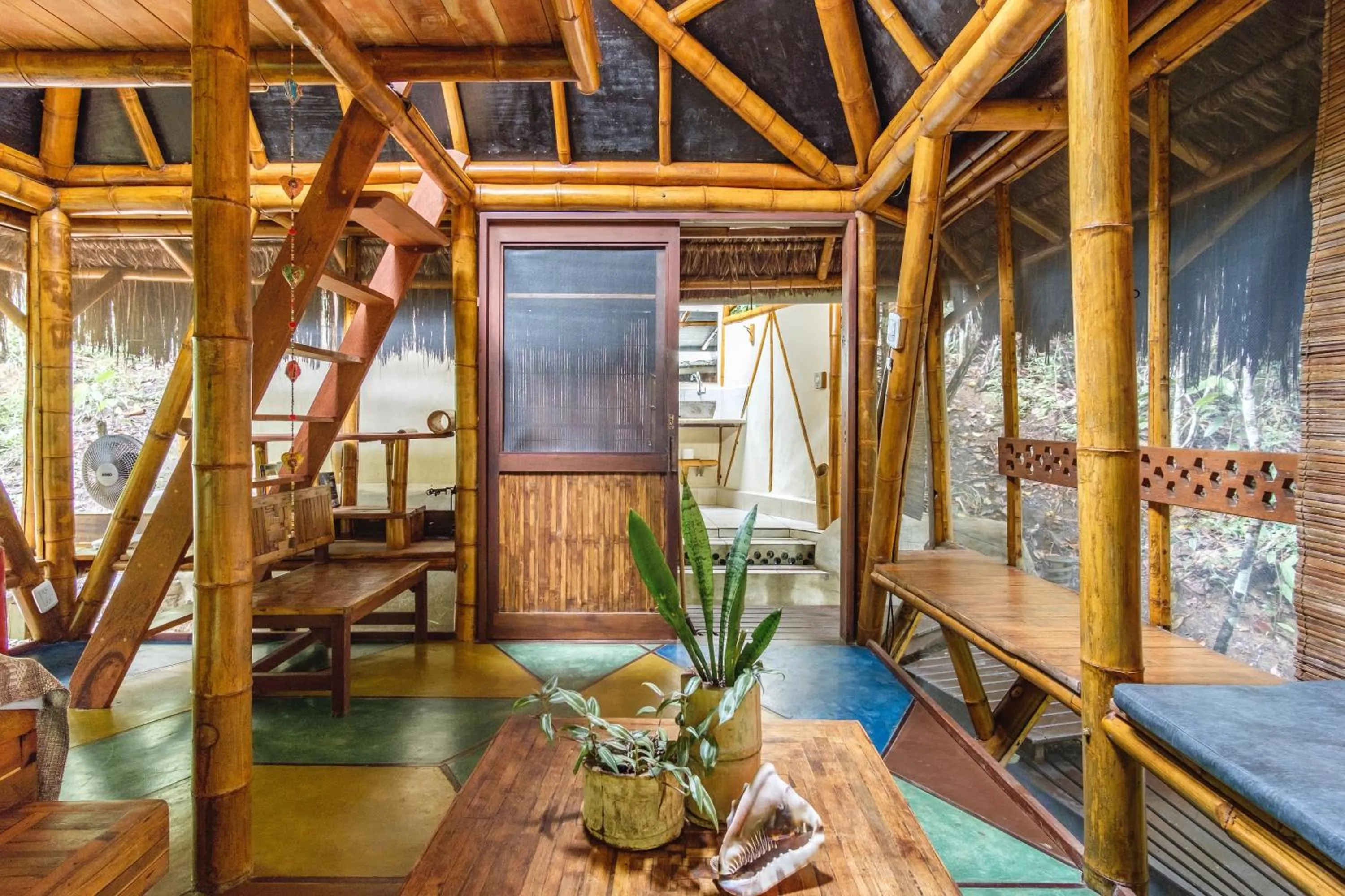 Bedroom in Universo Pol Bamboo Hostel