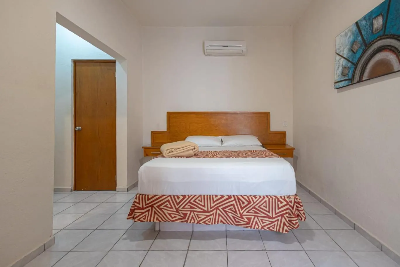 Bed in Hotel Salvatierra