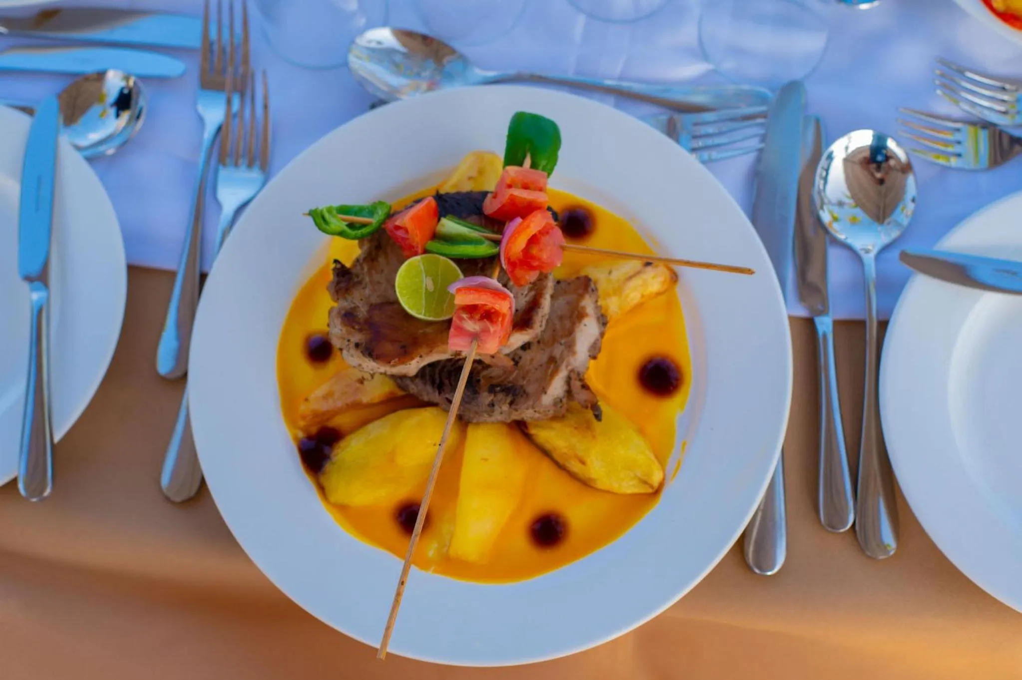 Food in Protels La Plage