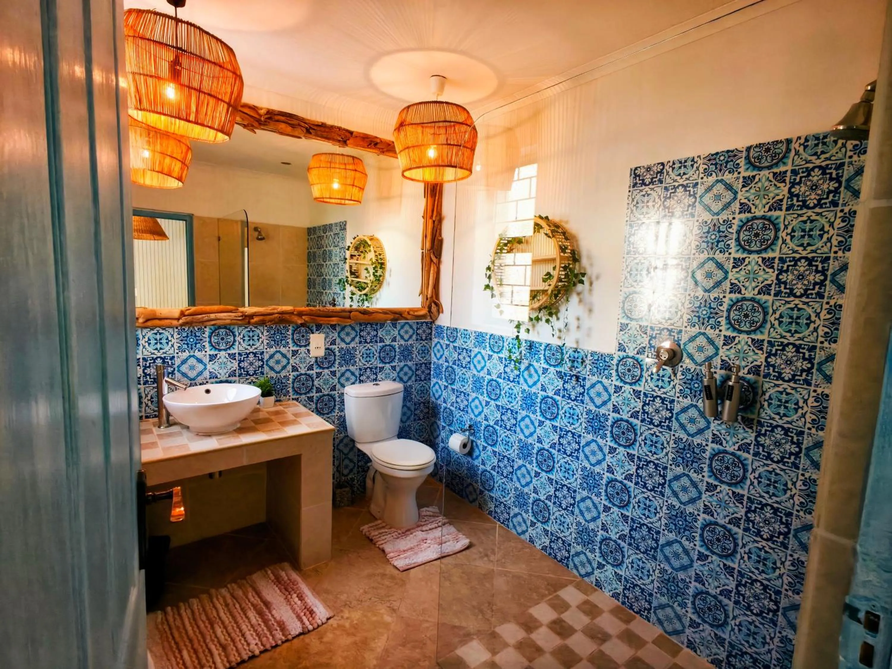 Shower in African Groove Camps Bay