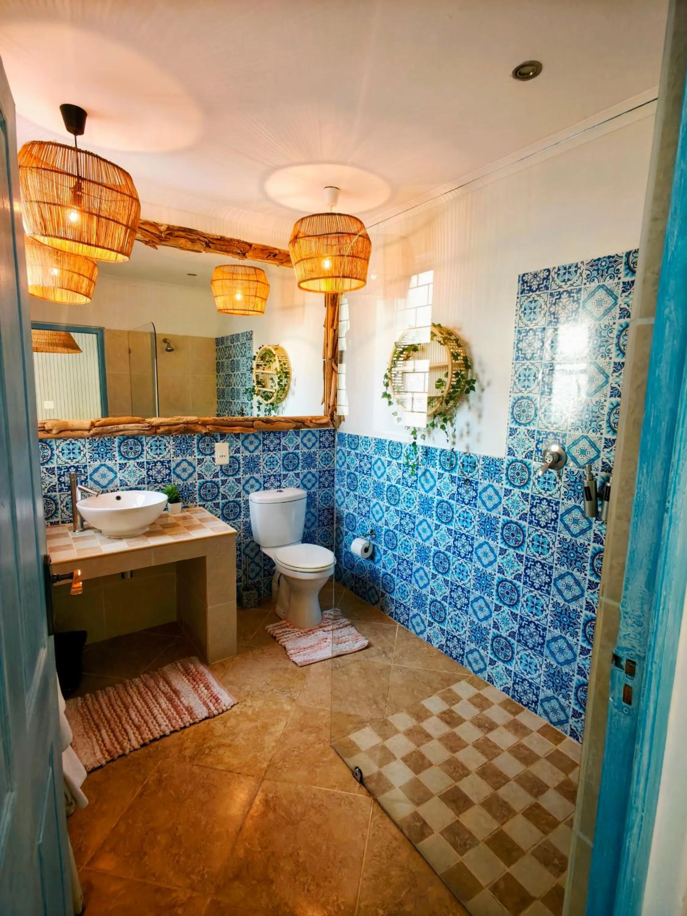 Shower in African Groove Camps Bay