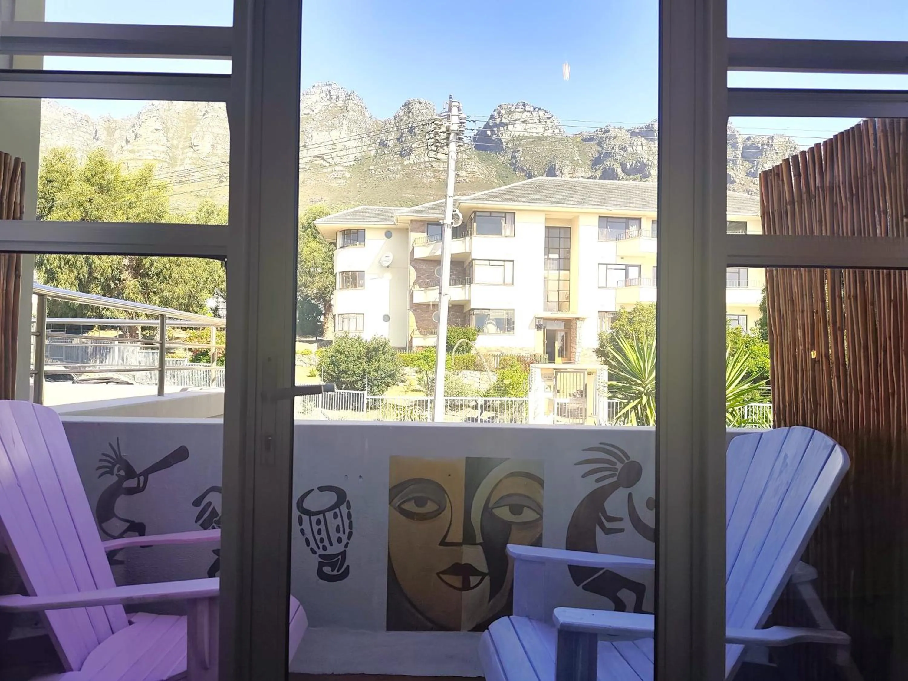 Patio in African Groove Camps Bay