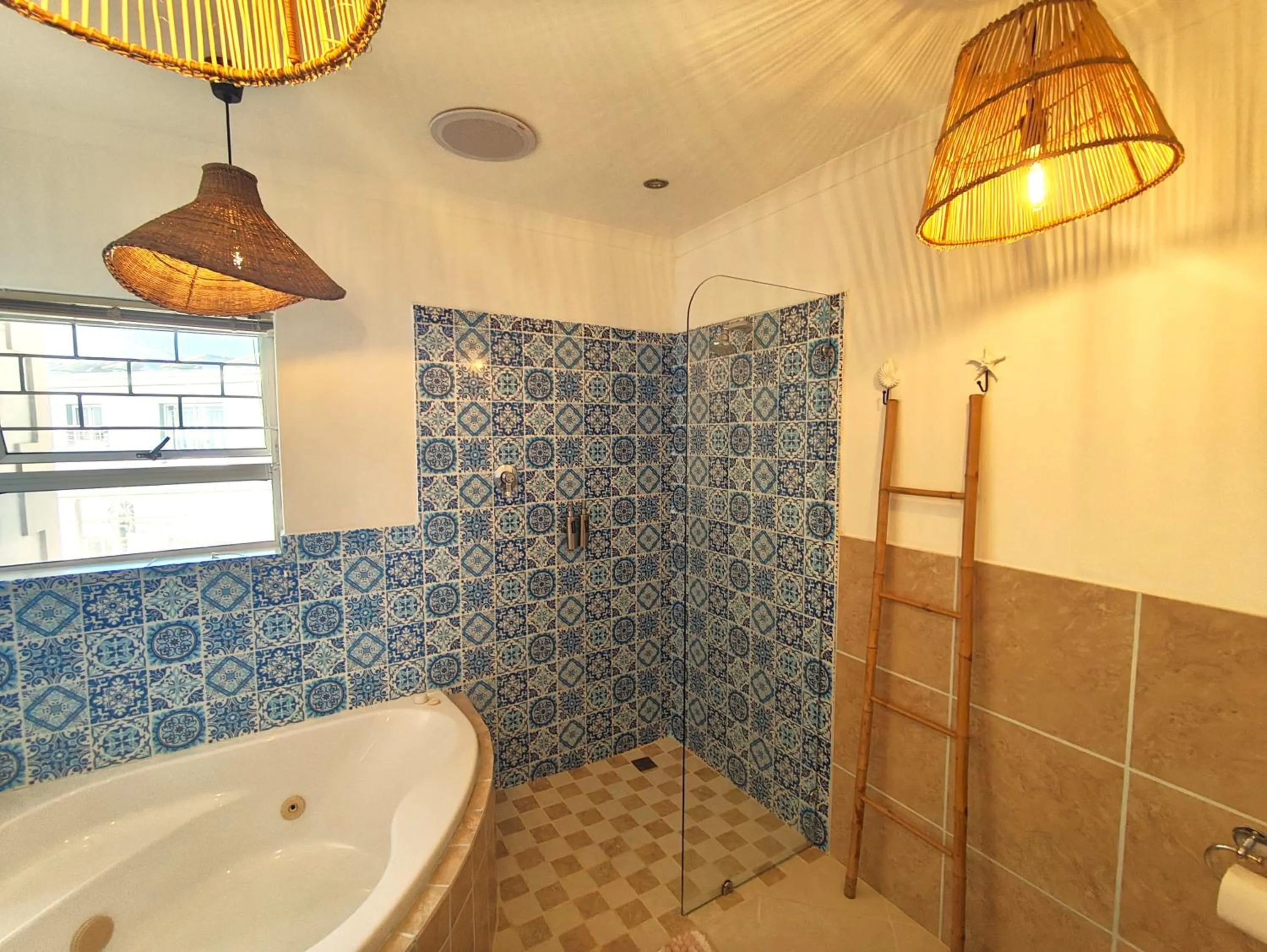 Shower in African Groove Camps Bay