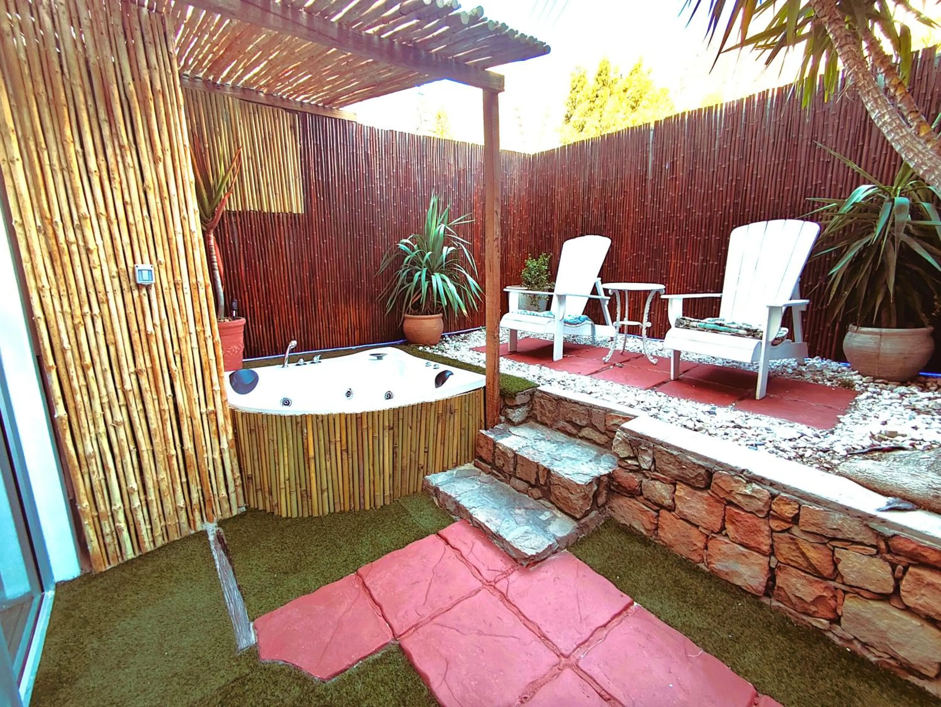 Patio in African Groove Camps Bay