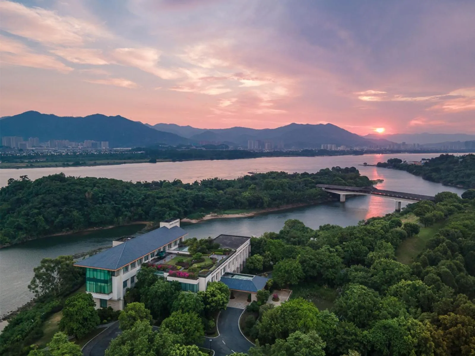 Bird's eye view in Carp Islet Resort Fuzhou