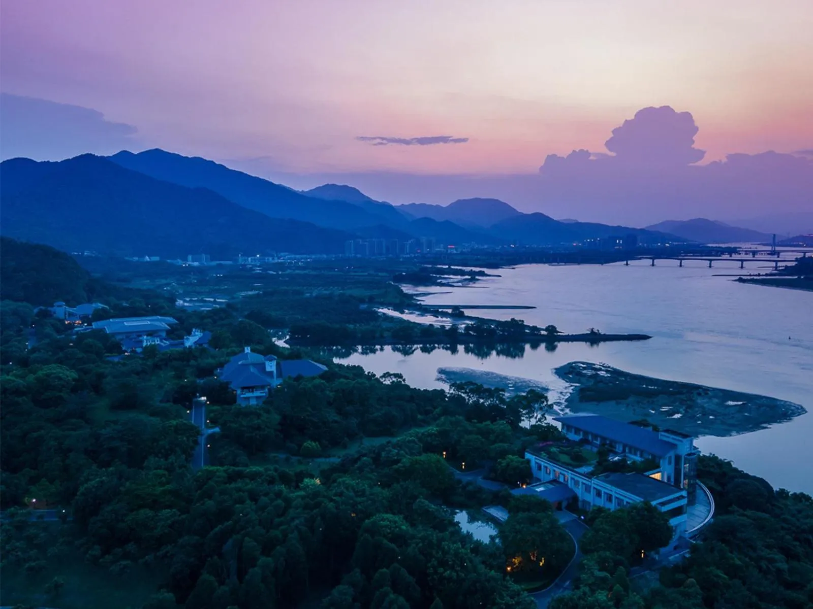 Bird's eye view in Carp Islet Resort Fuzhou