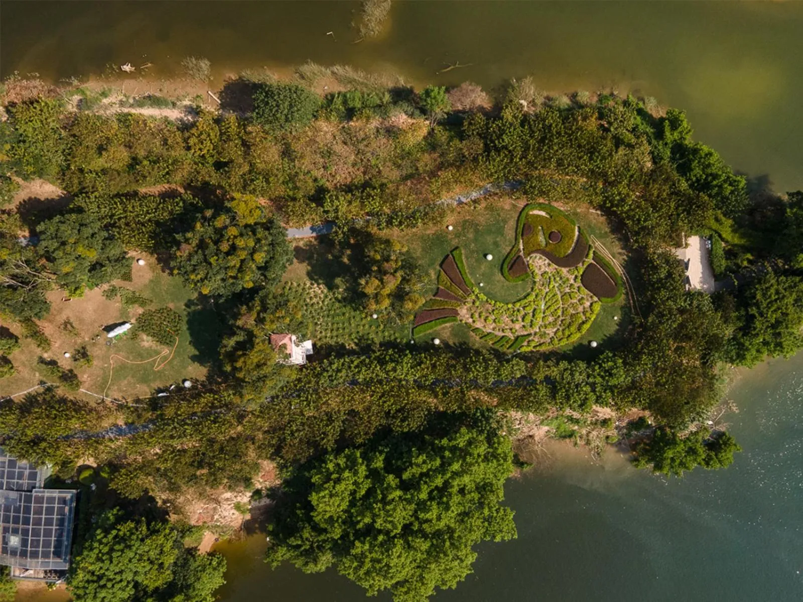 Bird's eye view in Carp Islet Resort Fuzhou