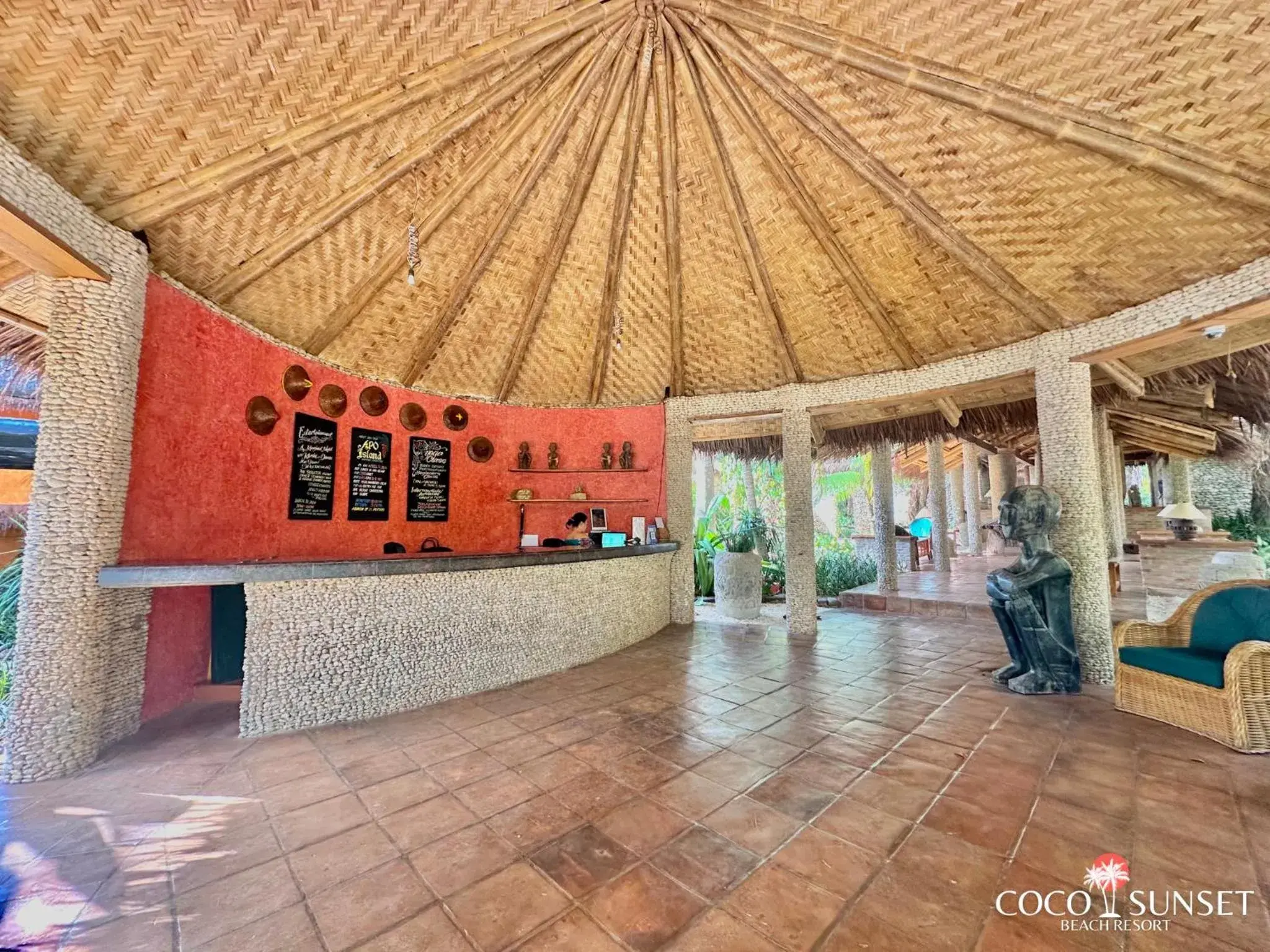 Lobby or reception in Coco Grove Beach Resort, Siquijor Island Lobby or reception in Coco Grove Beach Resort, Siquijor Island
