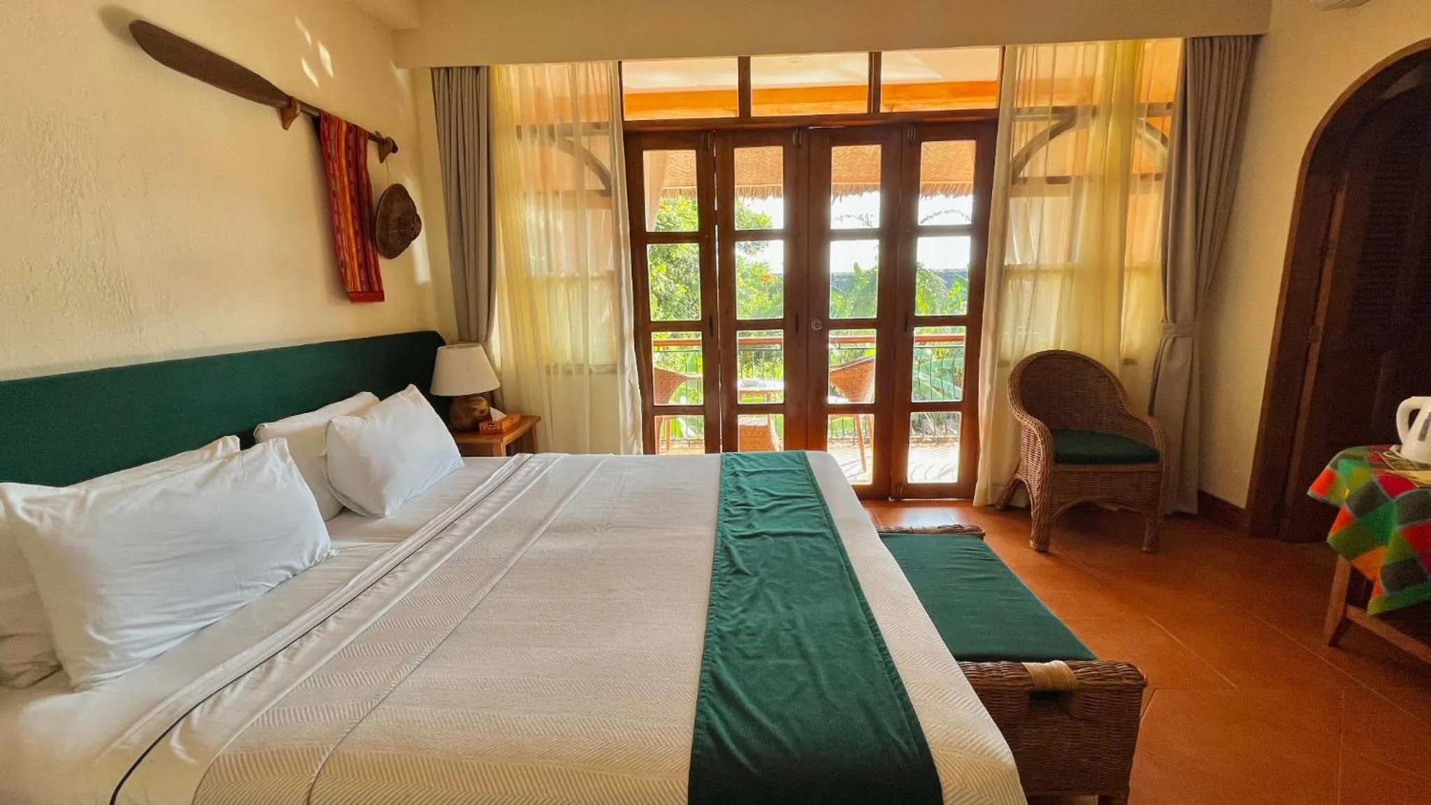 Bedroom, Bed in Coco Grove Beach Resort, Siquijor Island