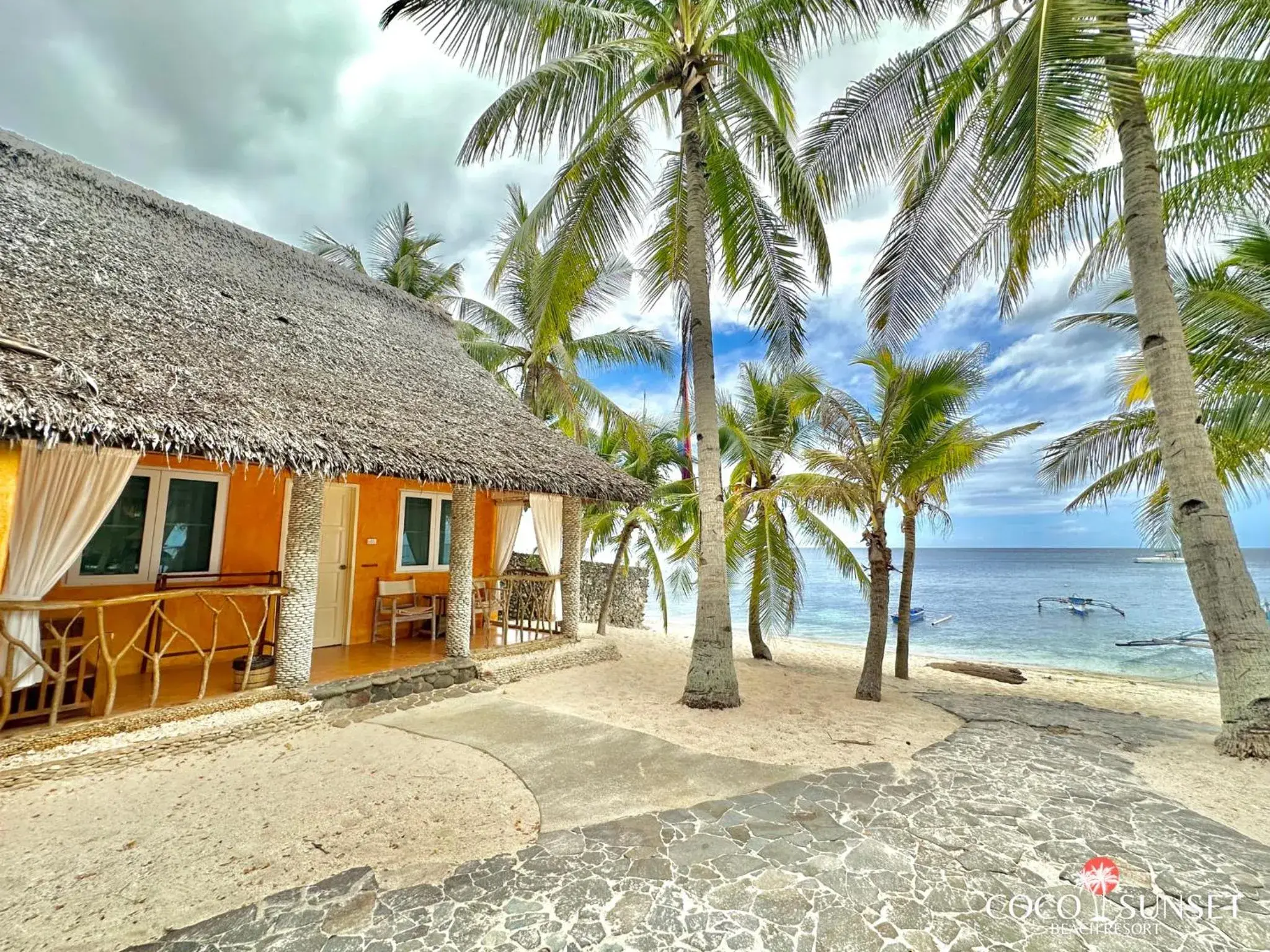 Sea view in Coco Grove Beach Resort, Siquijor Island Sea view in Coco Grove Beach Resort, Siquijor Island