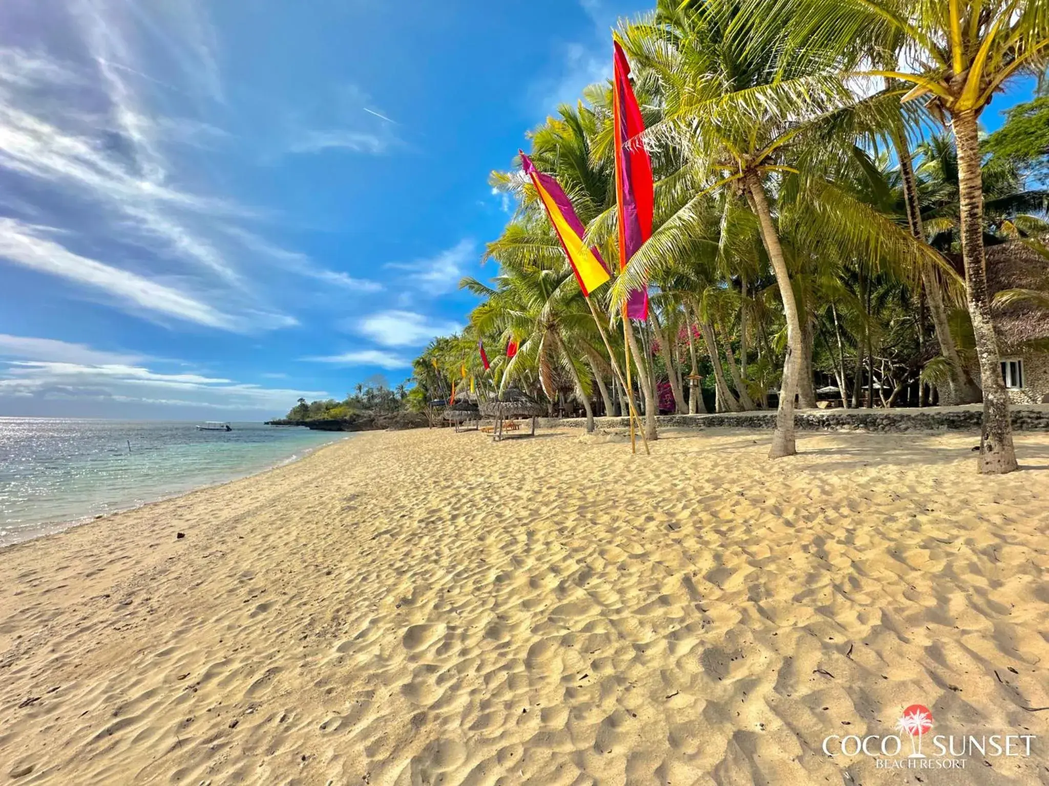 Sea view in Coco Grove Beach Resort, Siquijor Island Sea view in Coco Grove Beach Resort, Siquijor Island