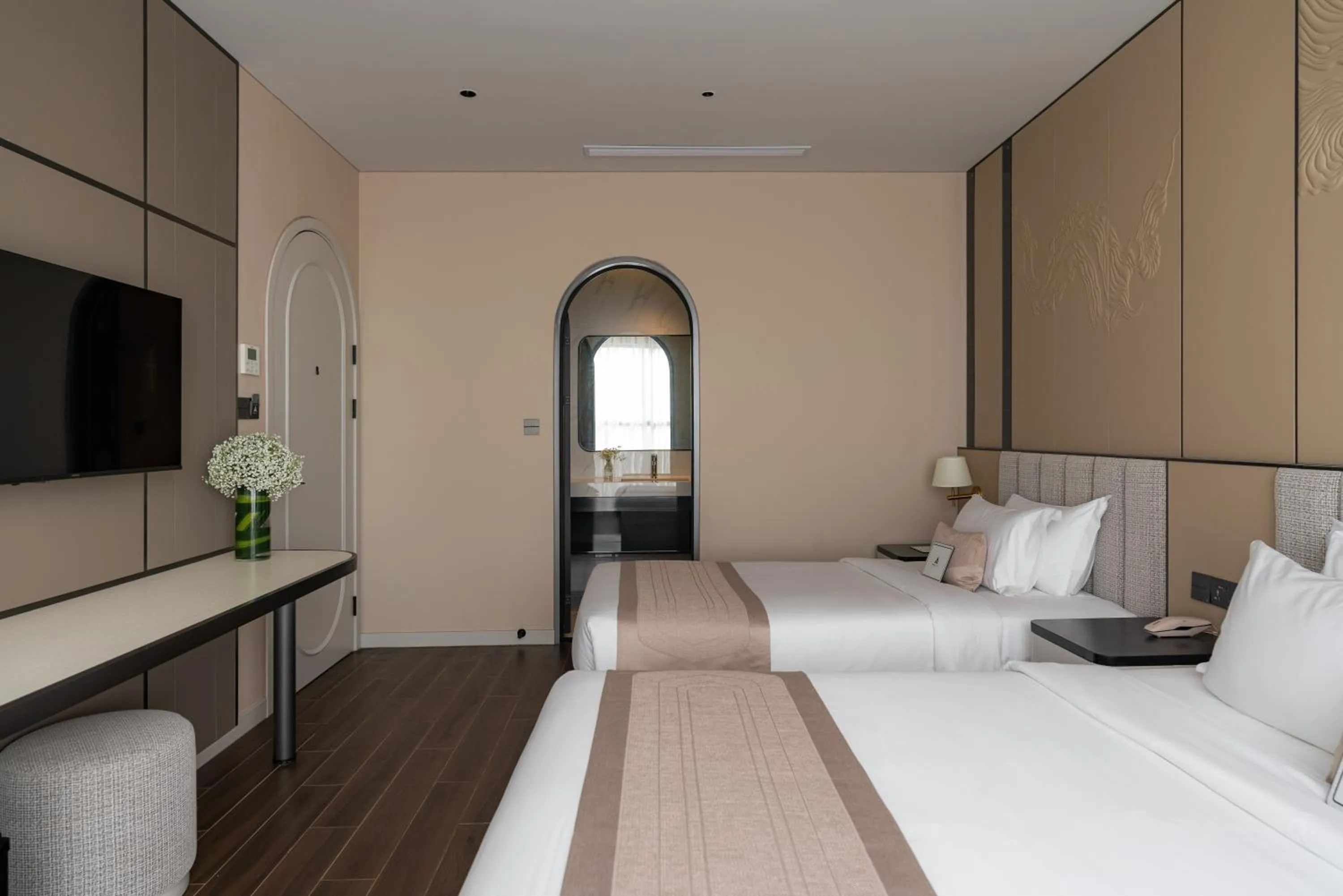 Bed in AMANA Hotel Phan Thiet