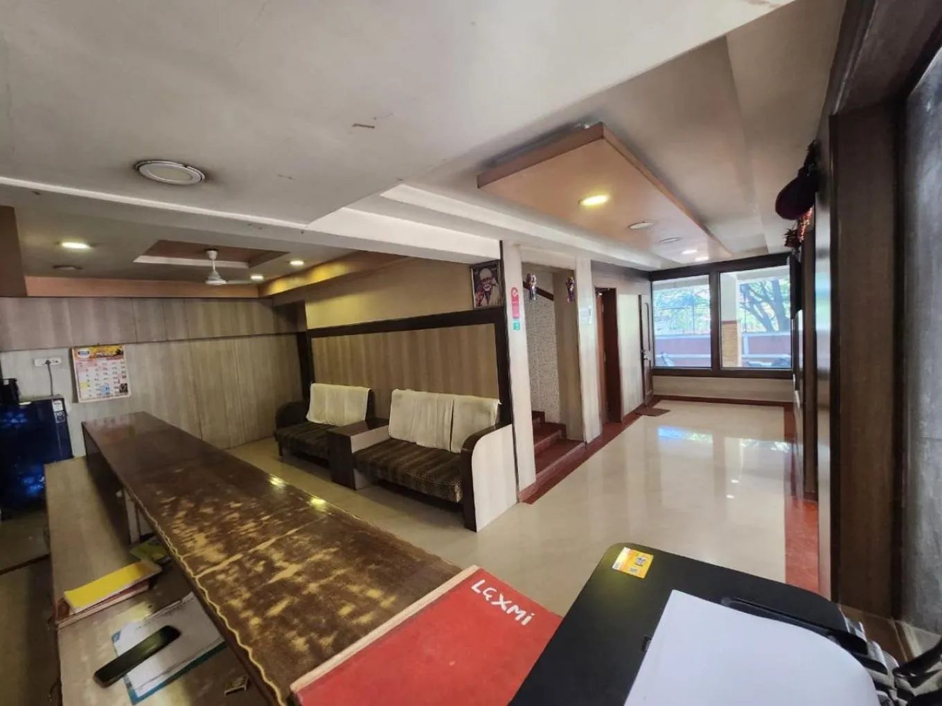 Seating area in Hotel Laxmi GH