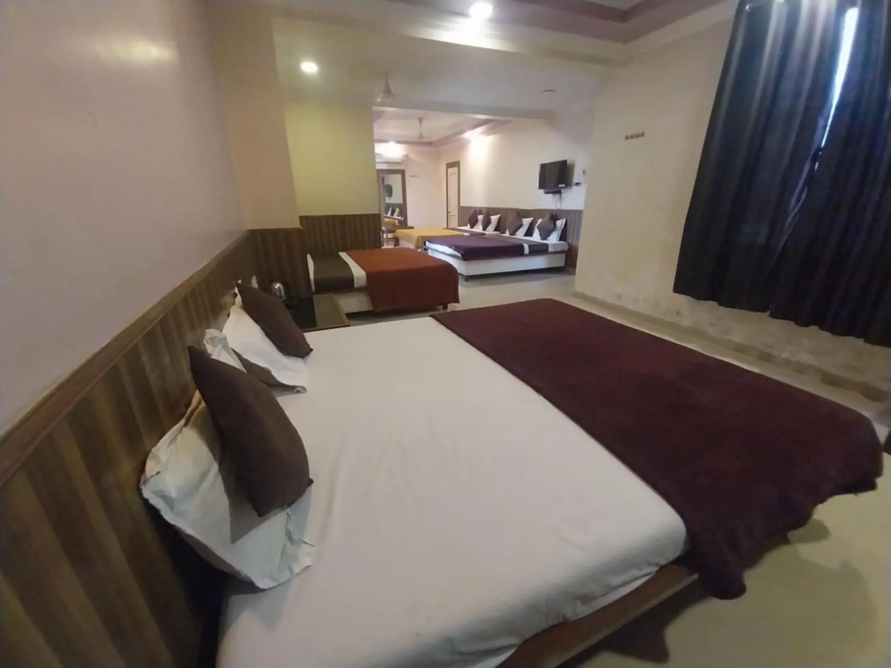 View (from property/room), Bed in Hotel Laxmi GH