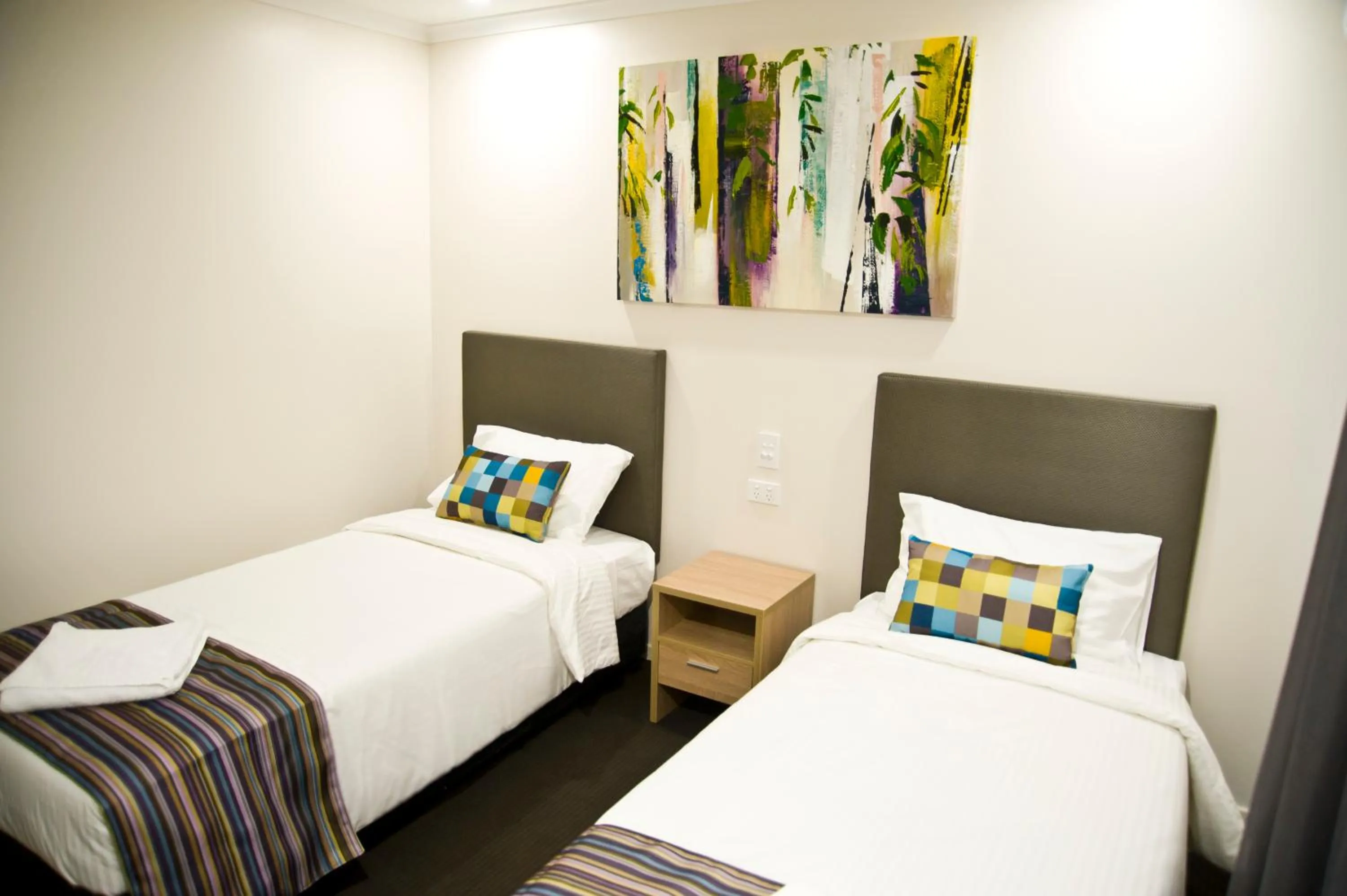 Bed in Roma Central Motel