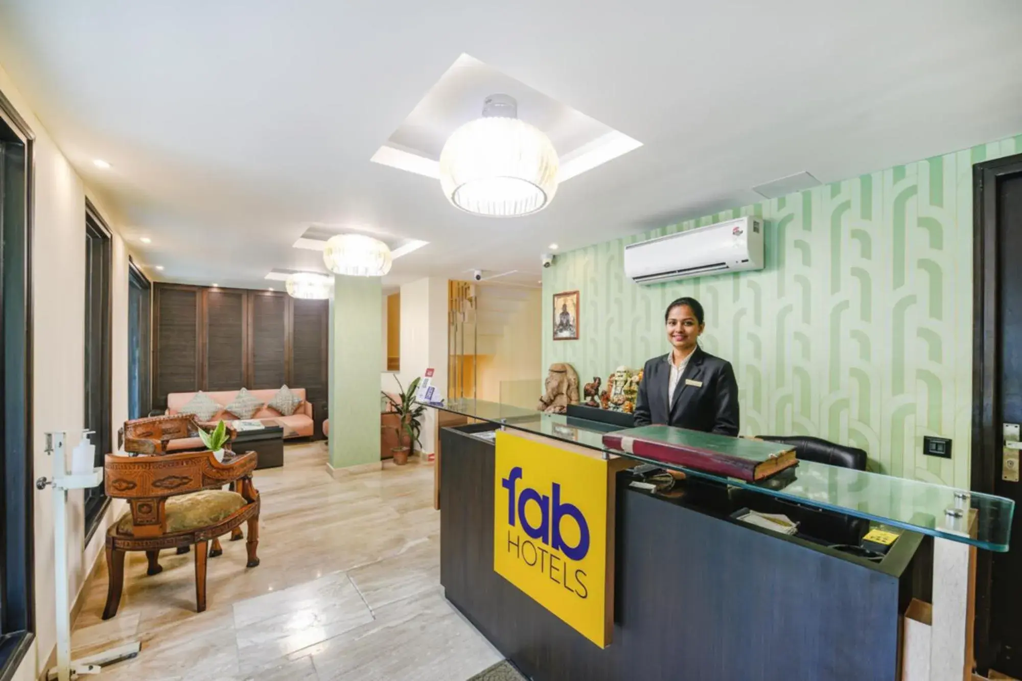 Lobby or reception in FabHotel Aashraye Lobby or reception in FabHotel Aashraye