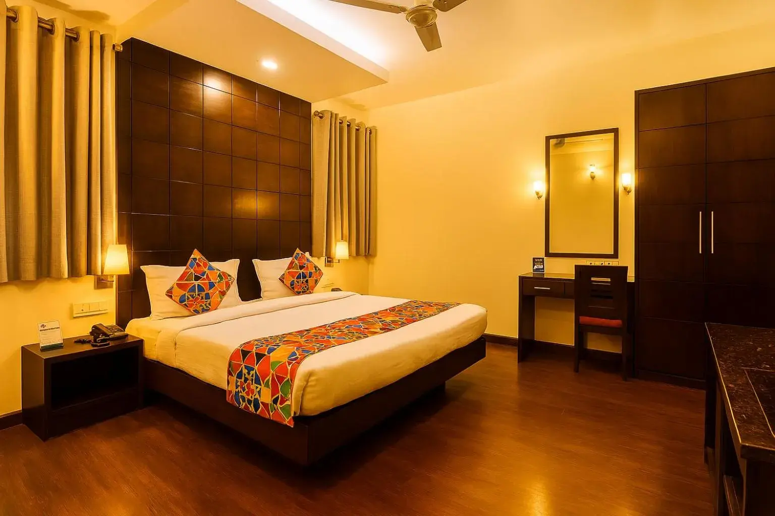 Bedroom, Bed in FabHotel Aashraye Bedroom, Bed in FabHotel Aashraye