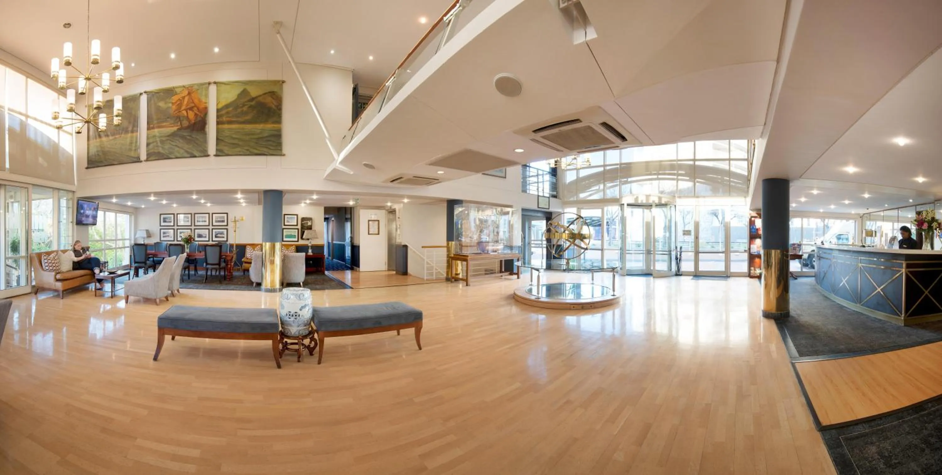 Lobby or reception in The Portswood Hotel