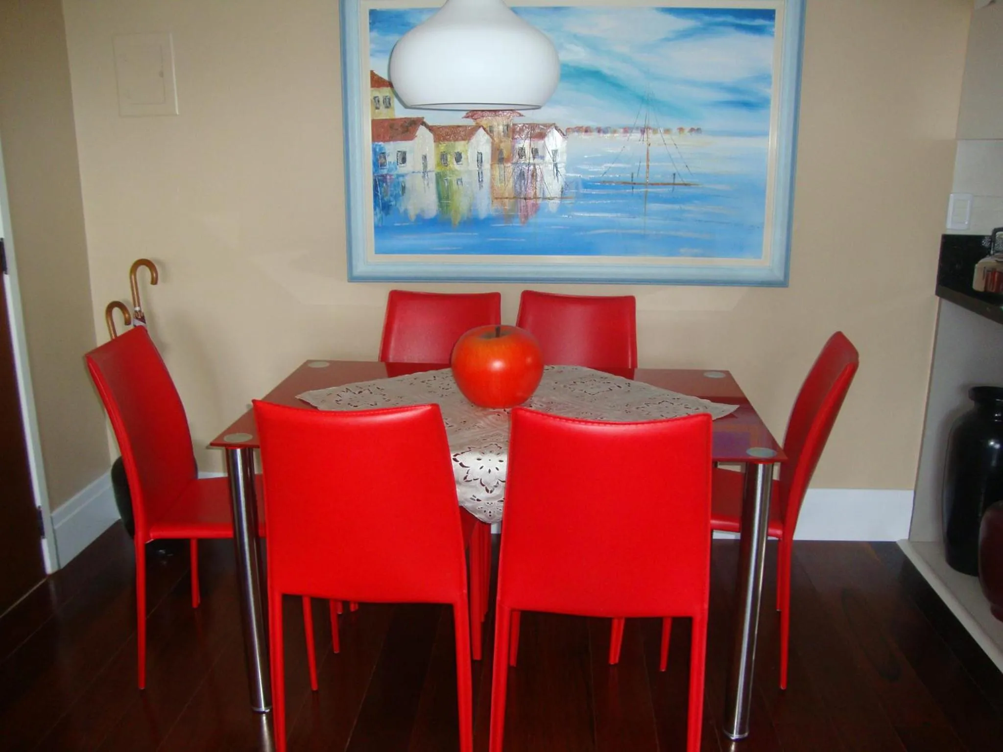 Dining area in Duplex em Gramado