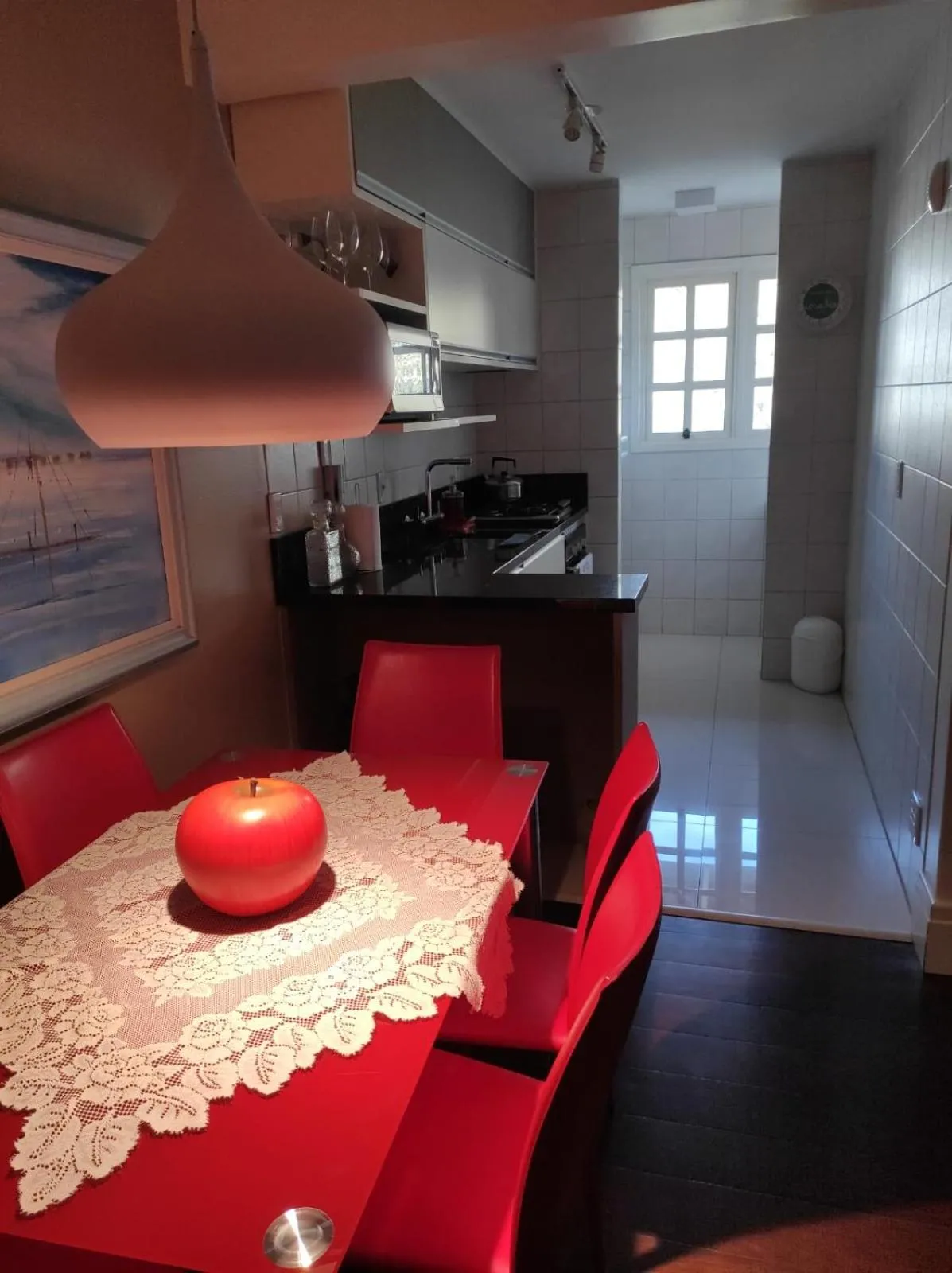 Dining area in Duplex em Gramado