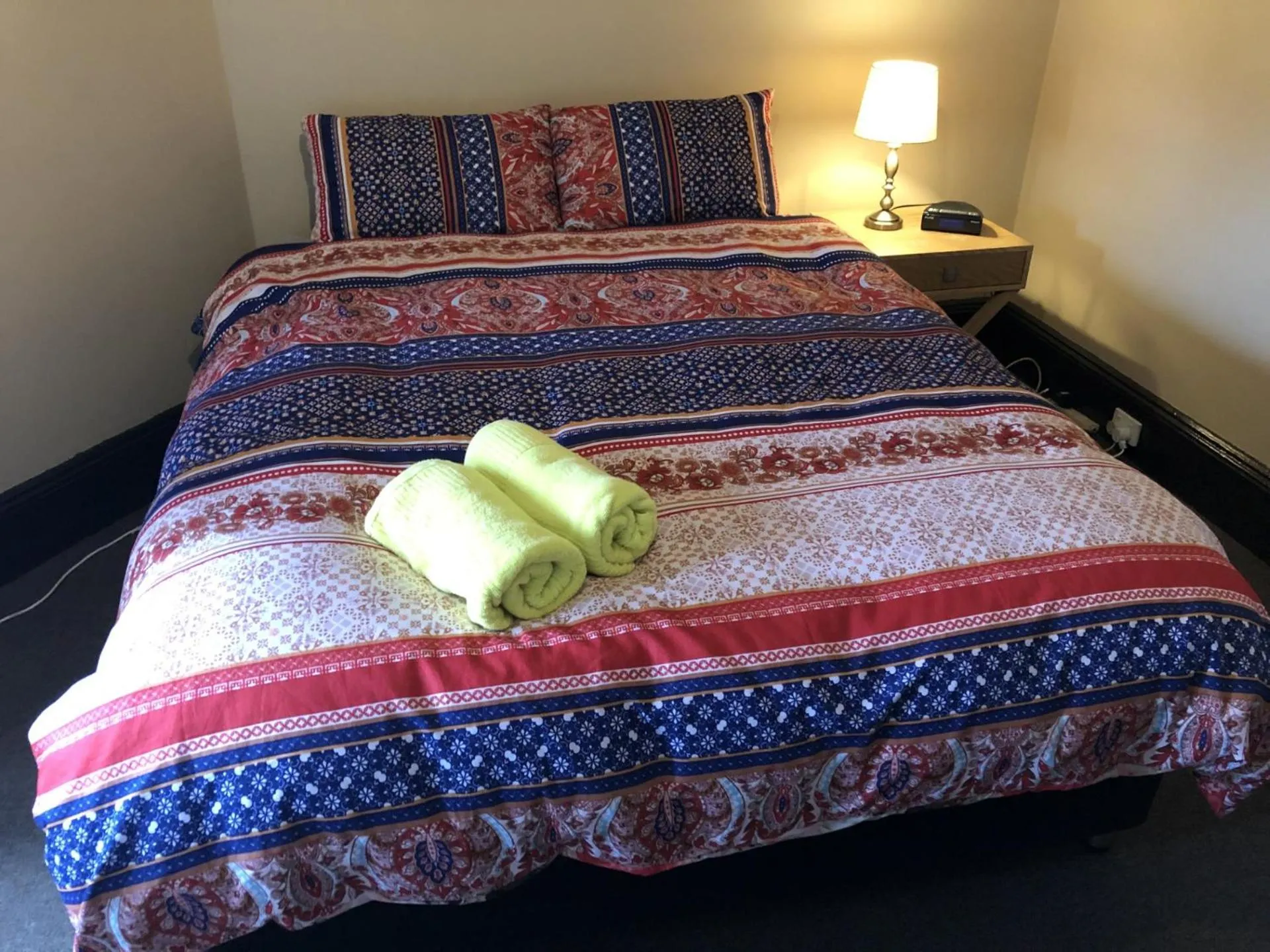 Bed in Glengarry Castle Hotel