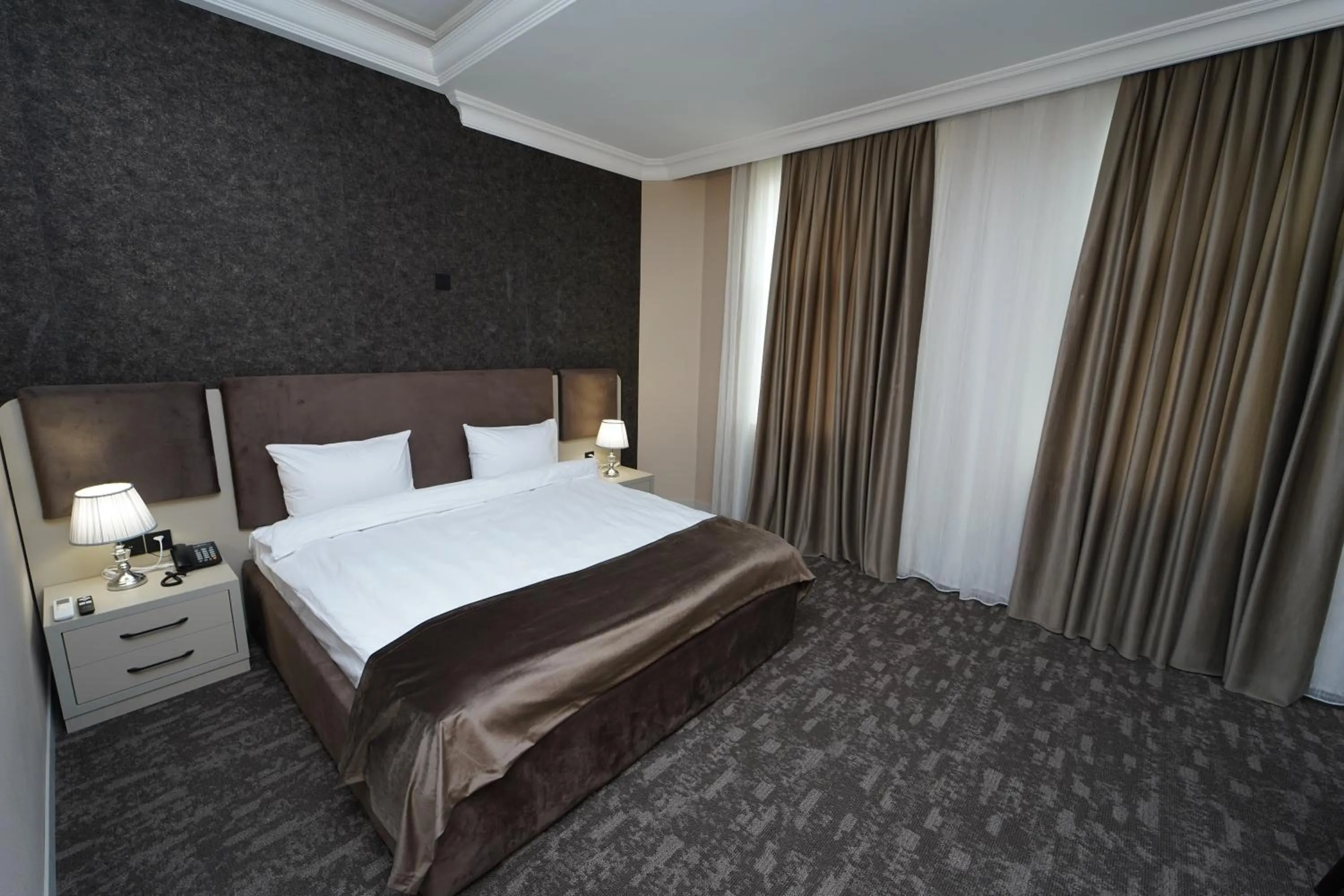 Bed in Marison Hotel Baku