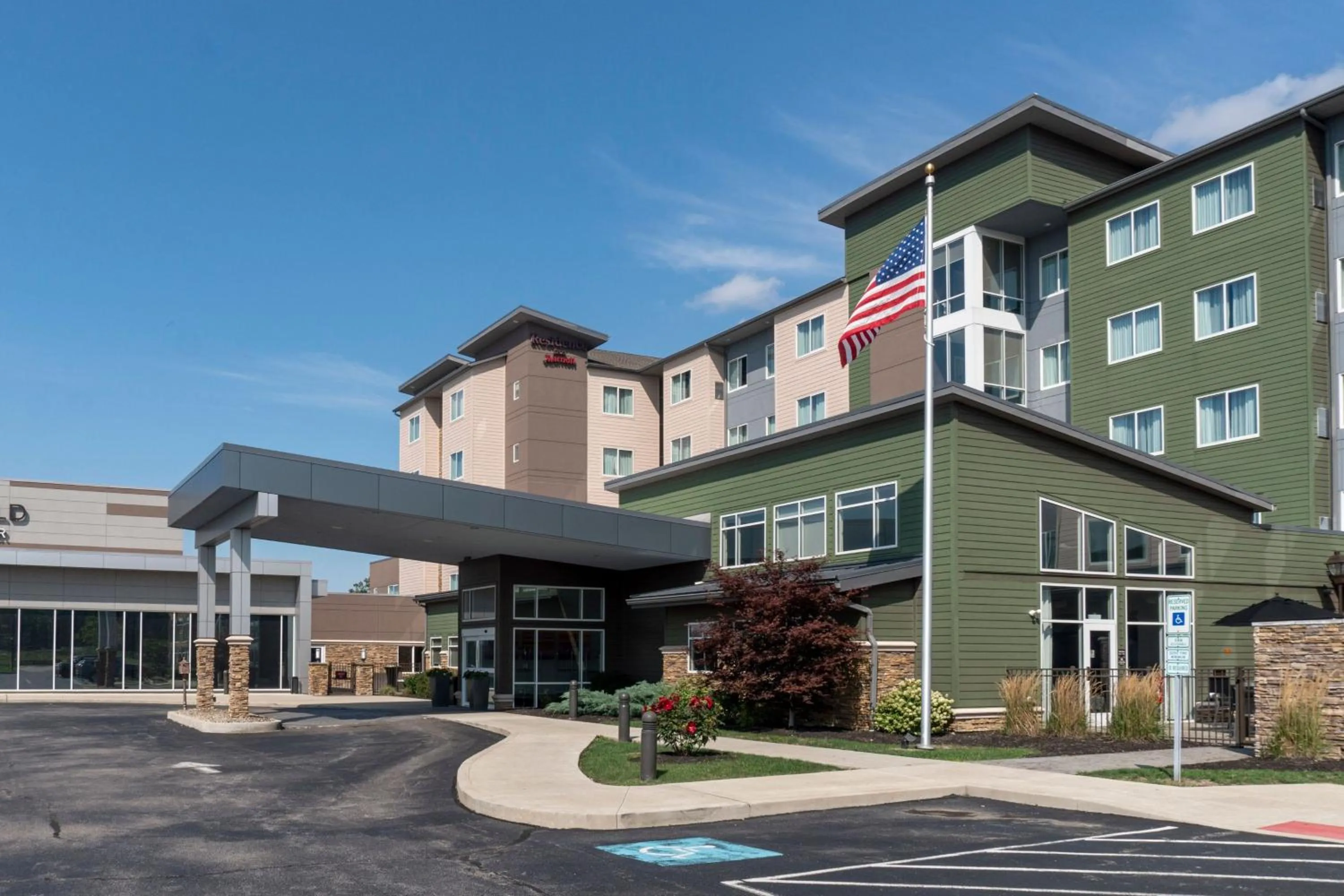 Property building in Residence Inn by Marriott Cleveland Avon at The Emerald Event Center
