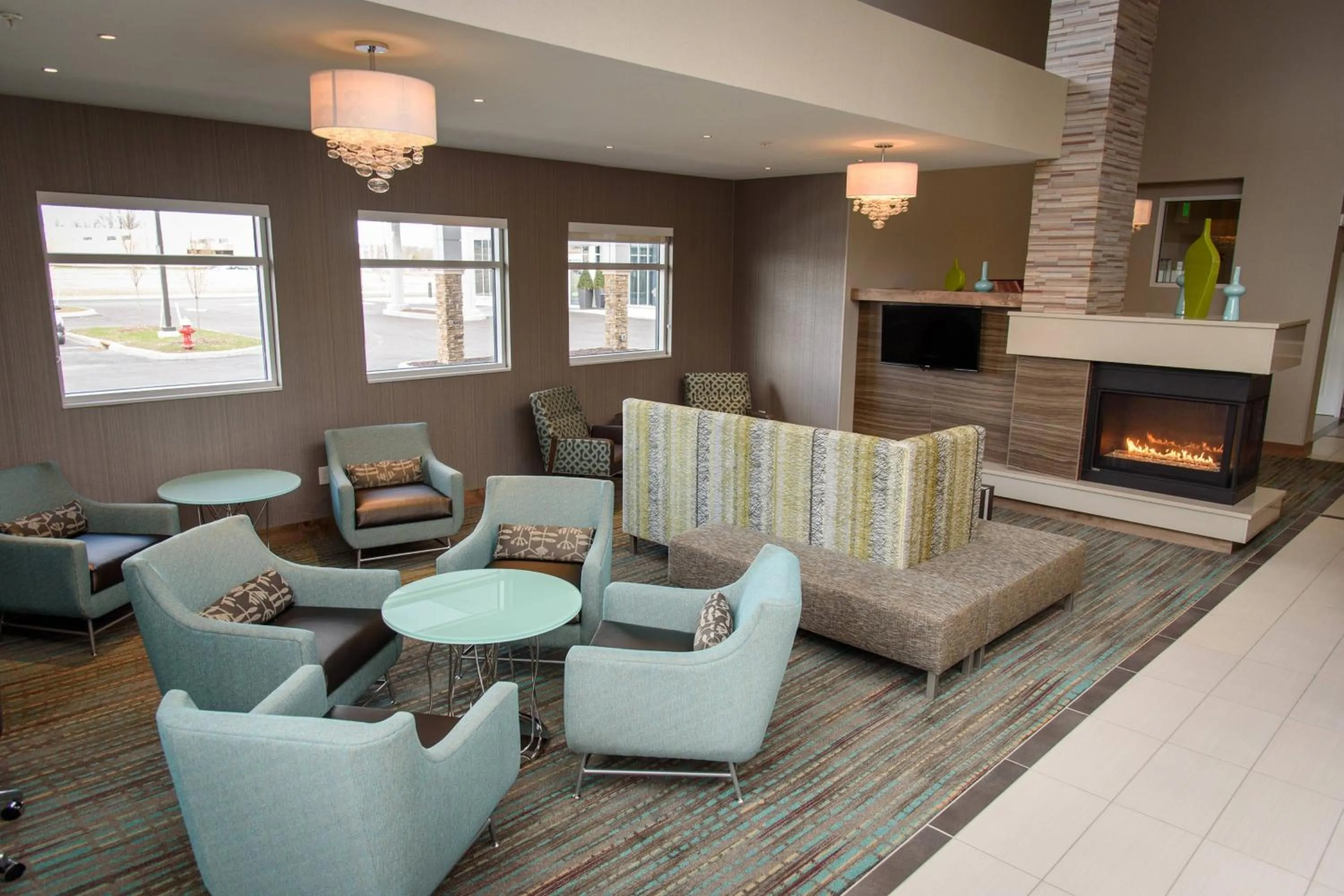 Lobby or reception in Residence Inn by Marriott Cleveland Avon at The Emerald Event Center