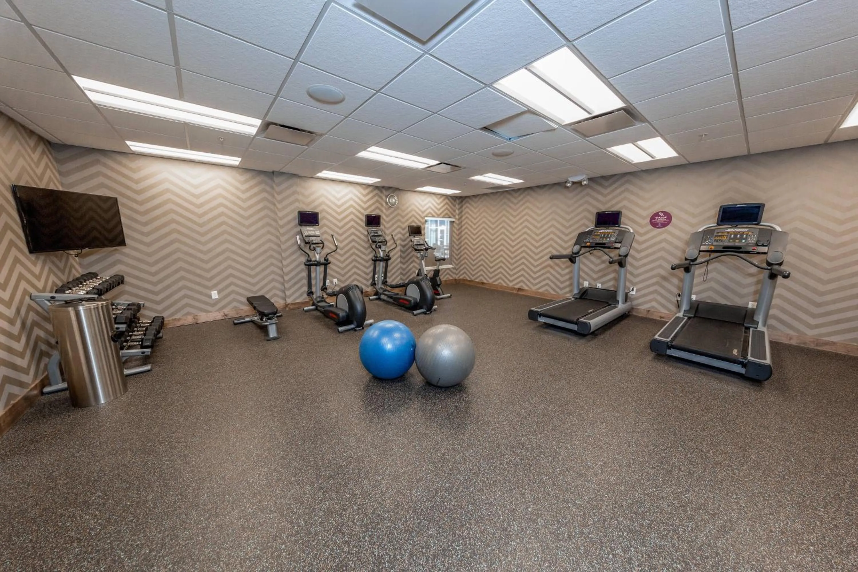 Fitness centre/facilities in Residence Inn by Marriott Cleveland Avon at The Emerald Event Center