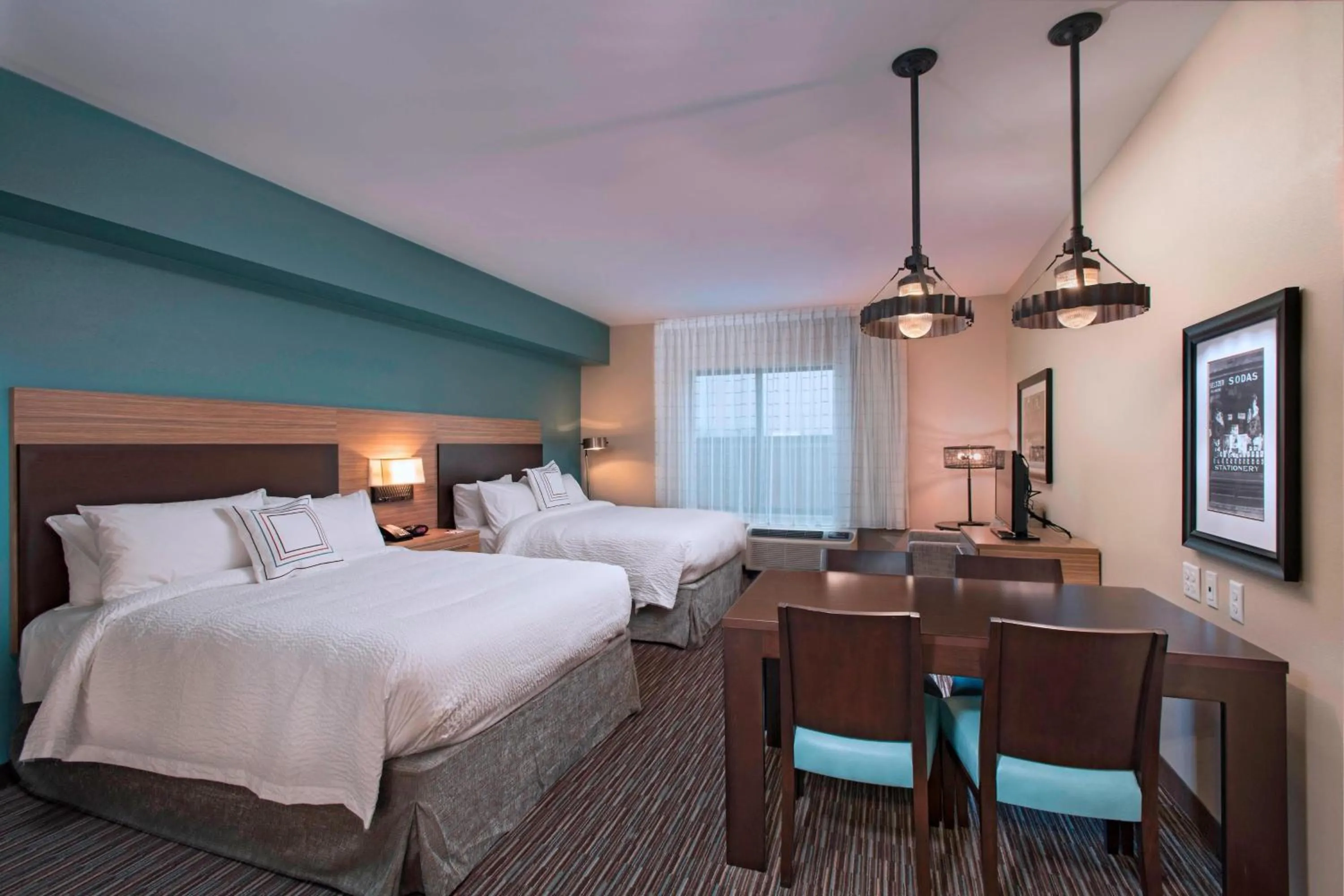 Photo of the whole room, Bed in TownePlace Suites by Marriott Des Moines West/Jordan Creek