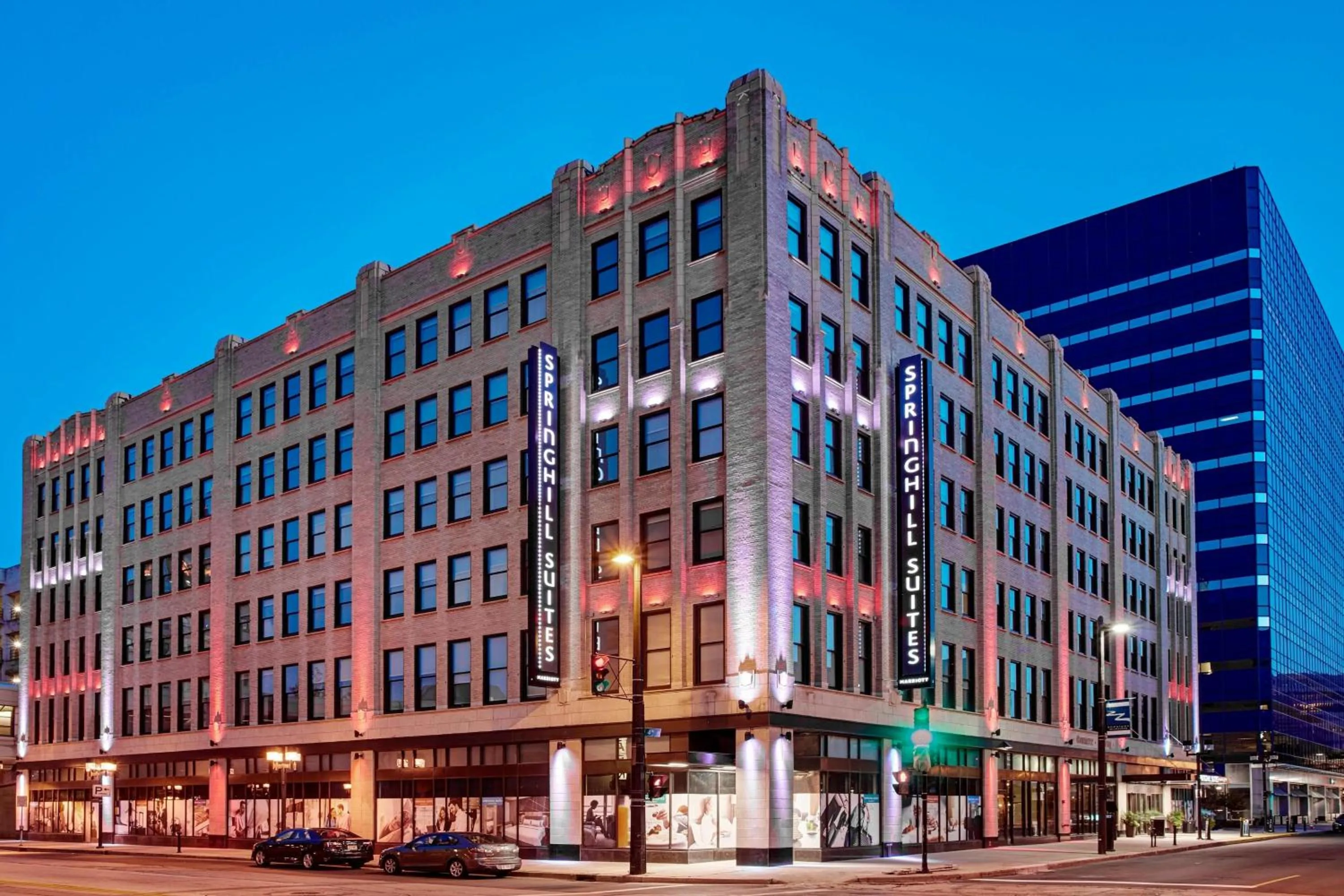 Property building in SpringHill Suites by Marriott Milwaukee Downtown