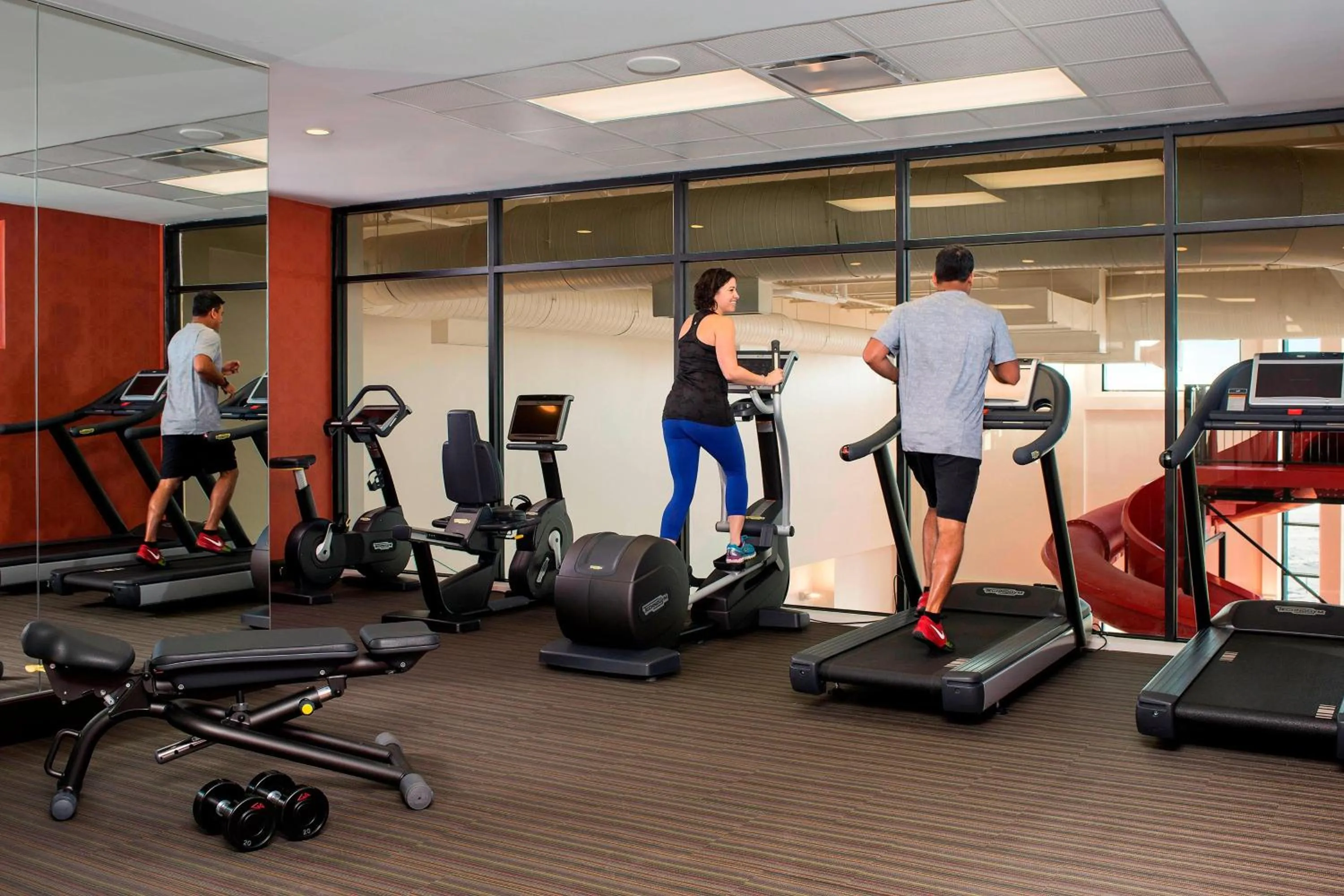 Fitness centre/facilities in Residence Inn by Marriott Calgary South