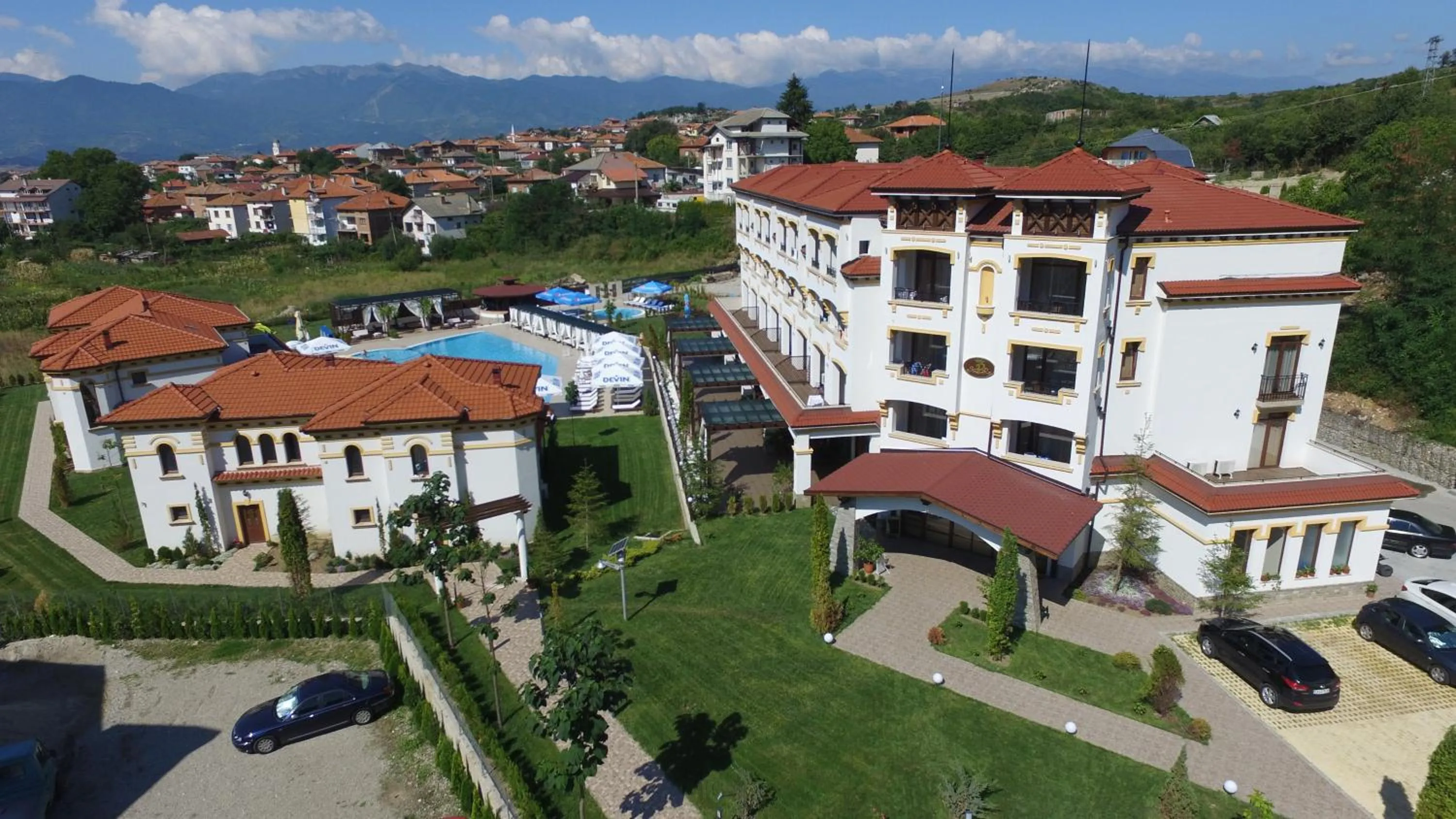 Bird's eye view in Hotel Paradise
