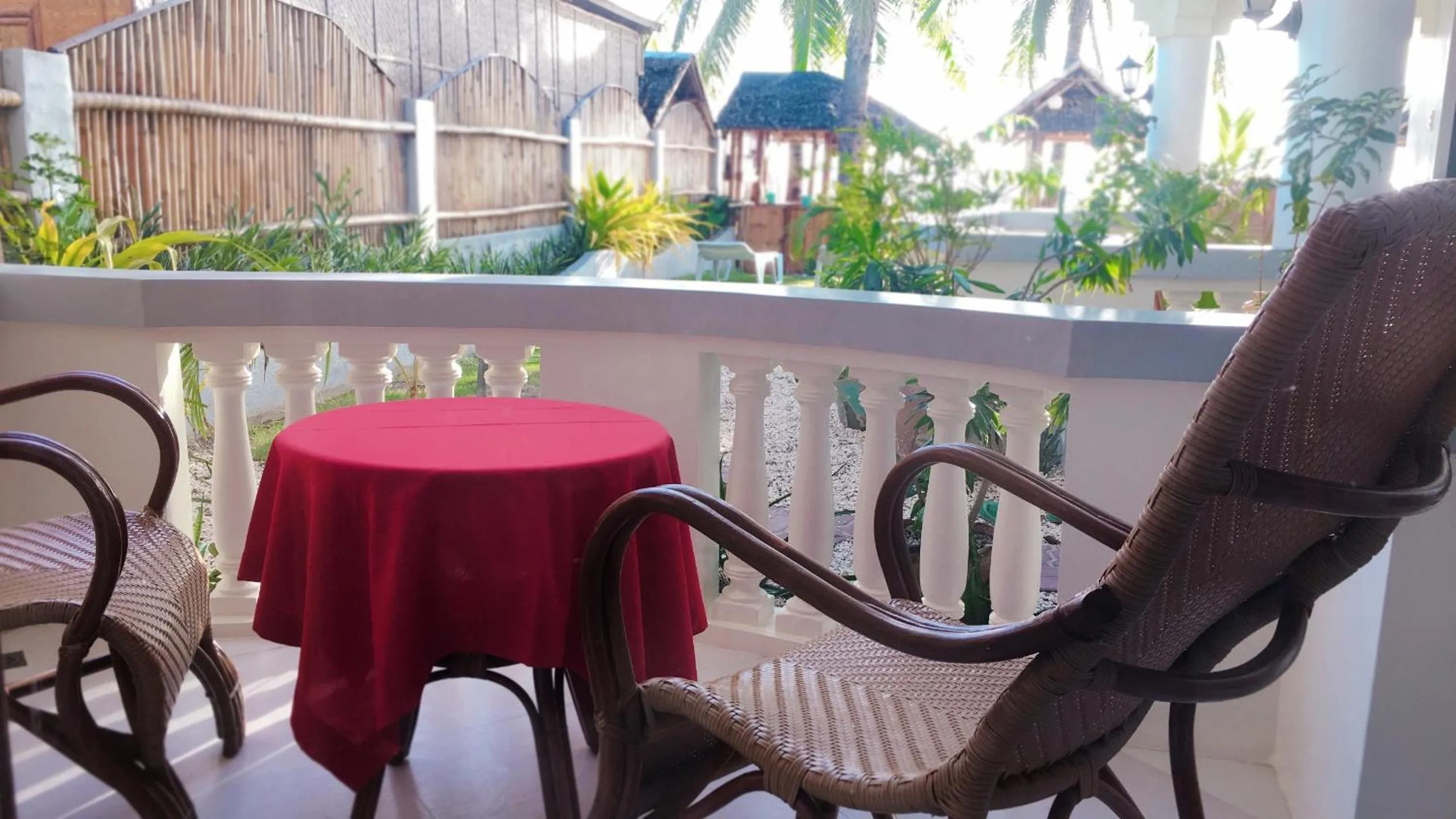 Balcony/Terrace in The Beach House Carabao Island