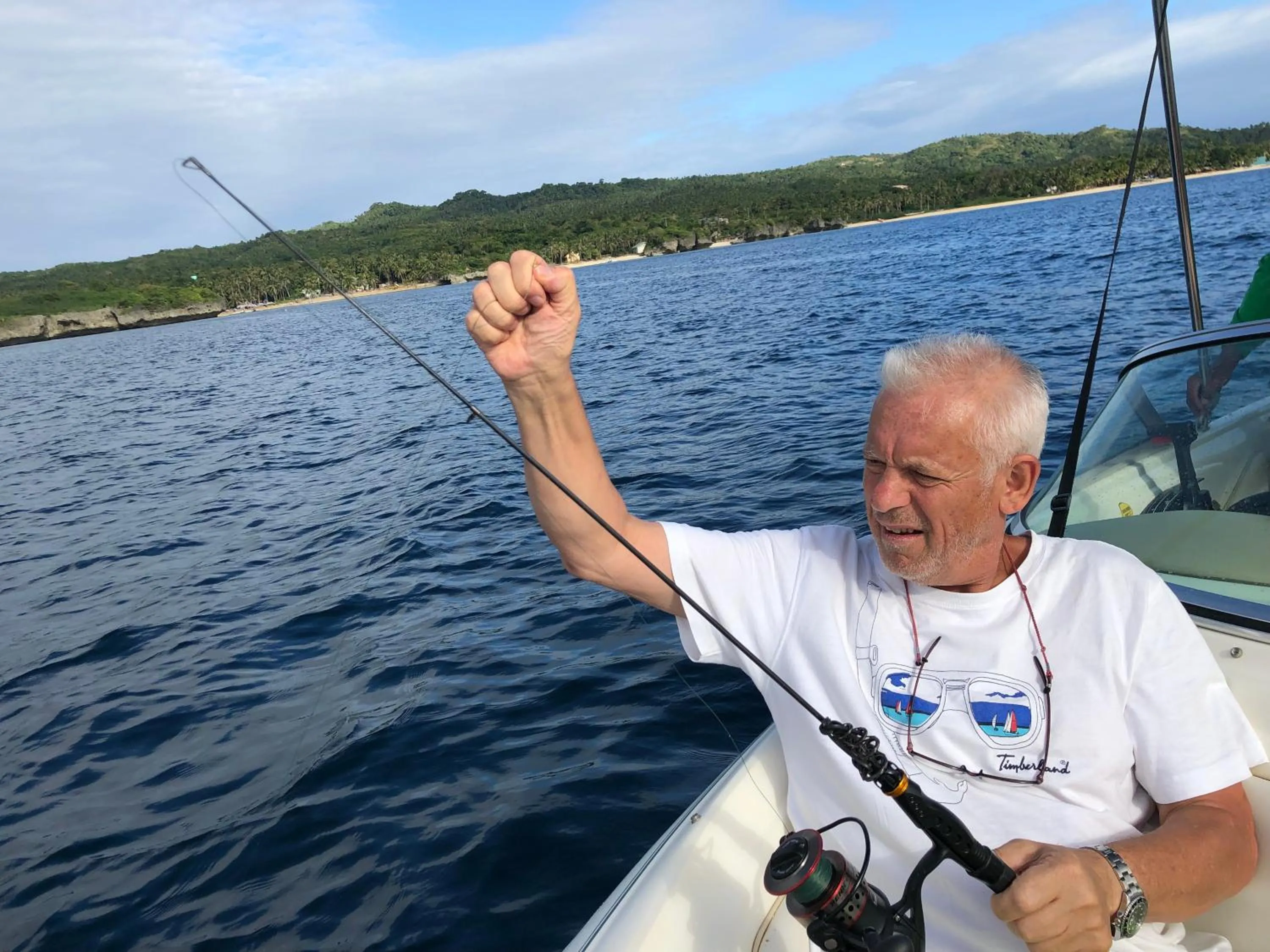 Fishing in The Beach House Carabao Island