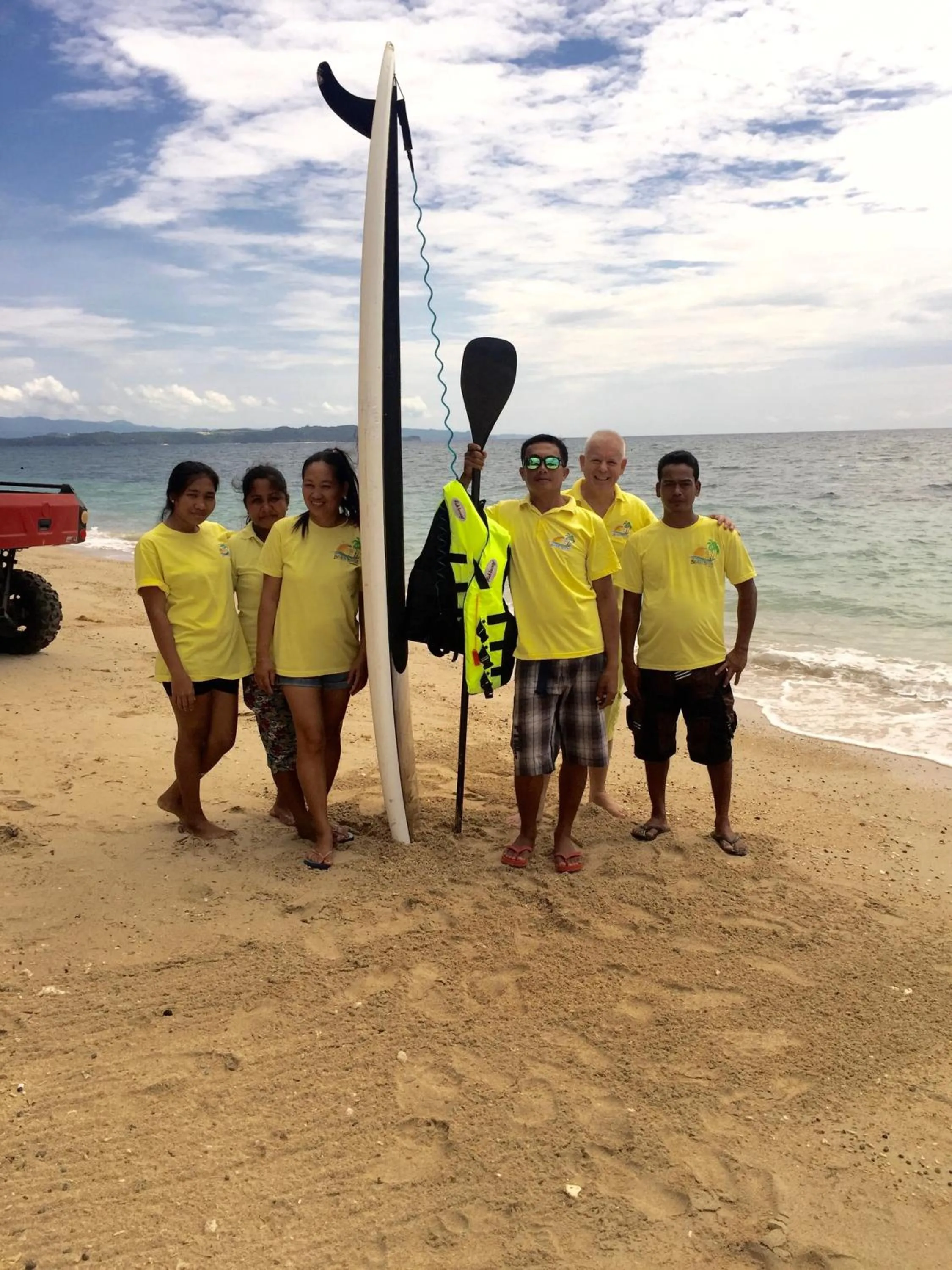 Staff in The Beach House Carabao Island