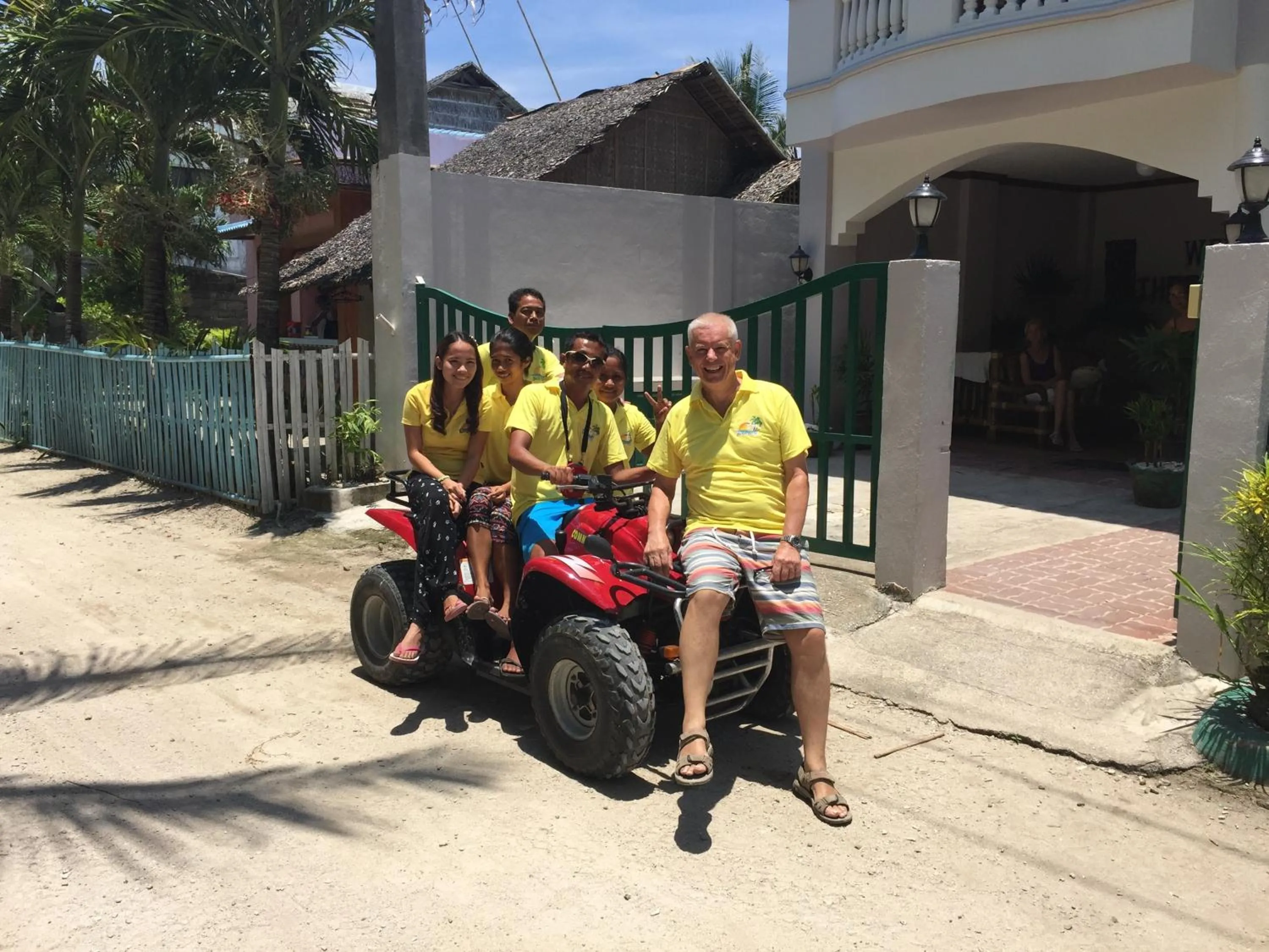 Staff in The Beach House Carabao Island