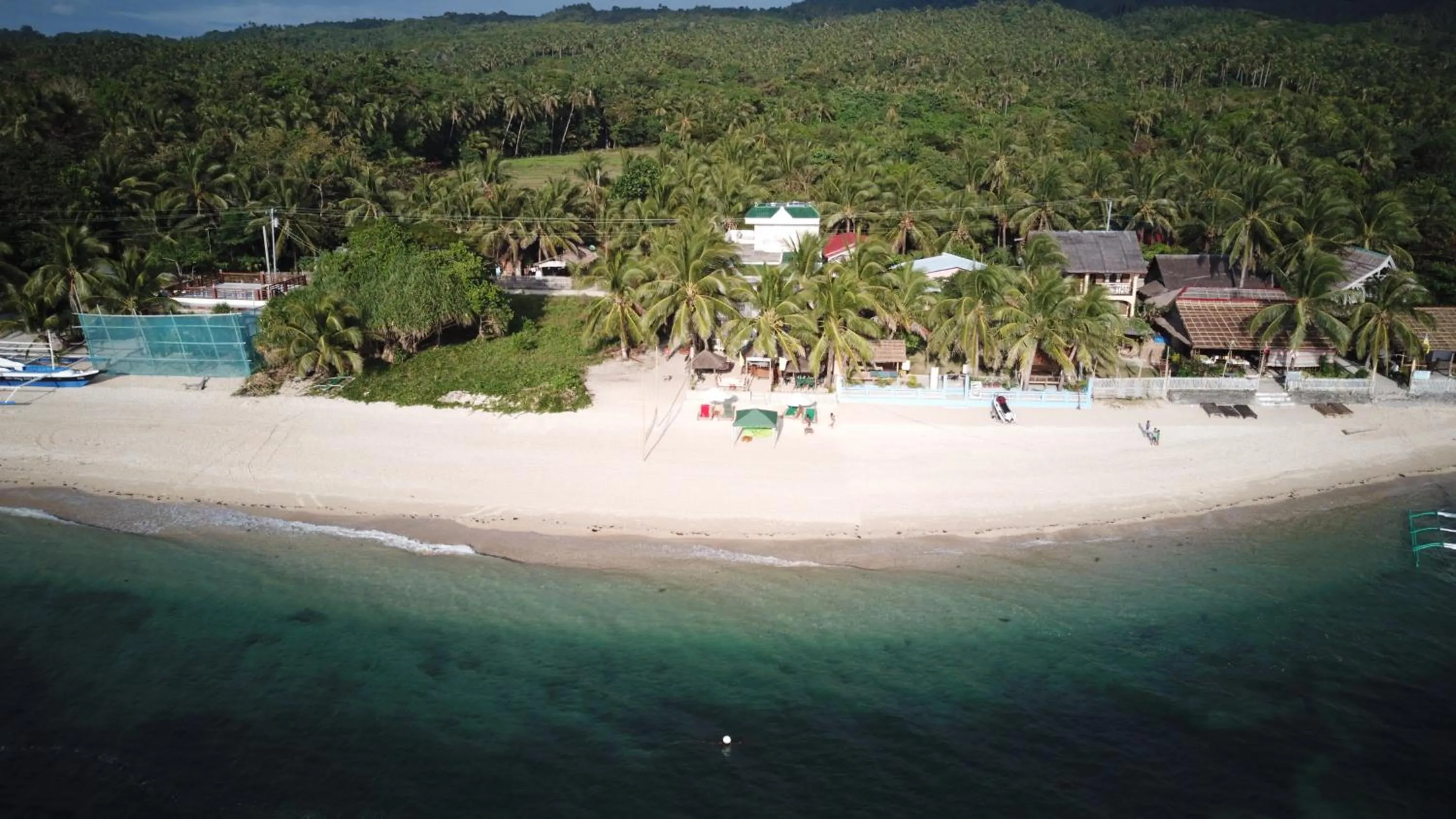 Bird's eye view in The Beach House Carabao Island