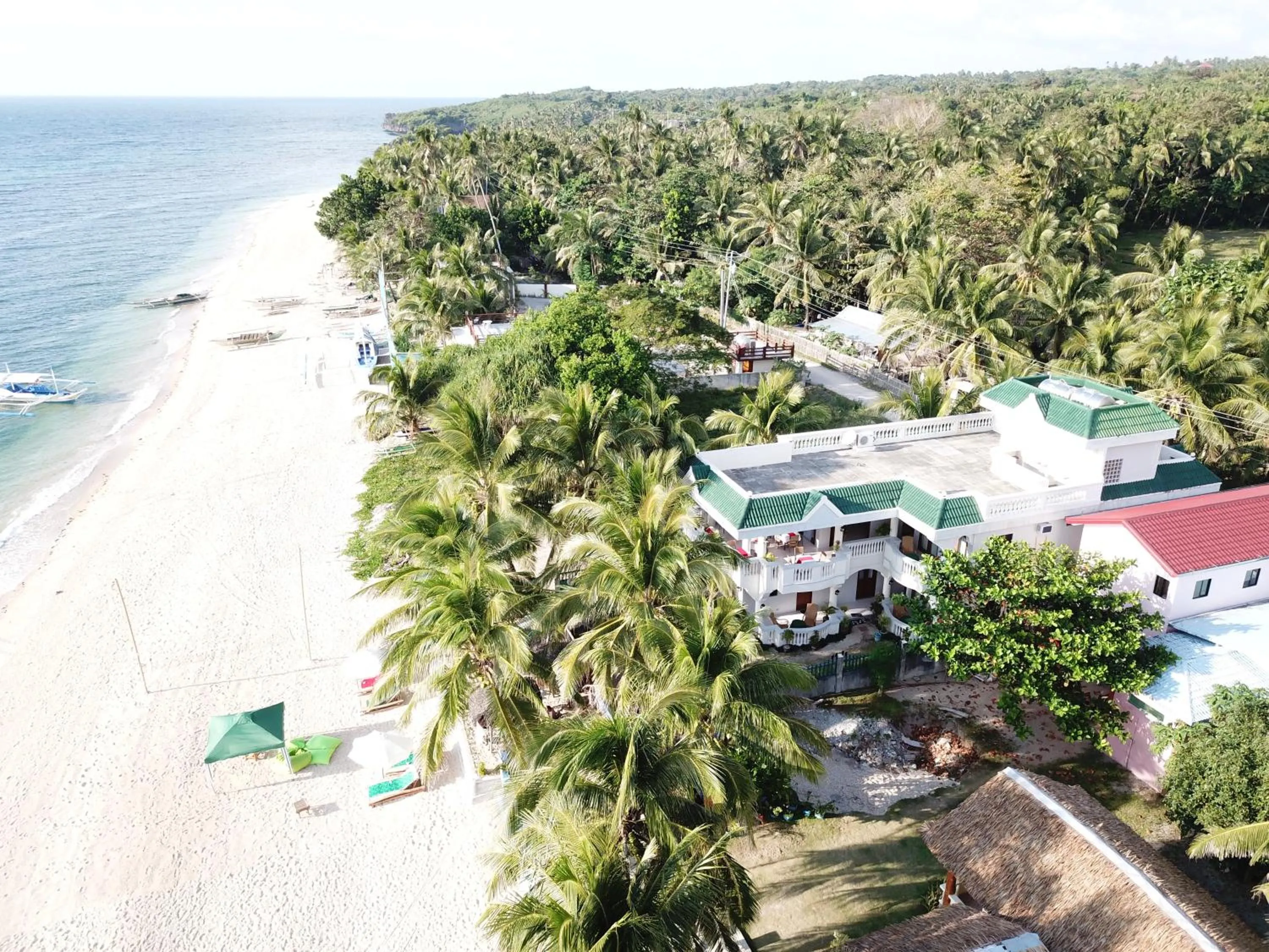 Bird's eye view in The Beach House Carabao Island