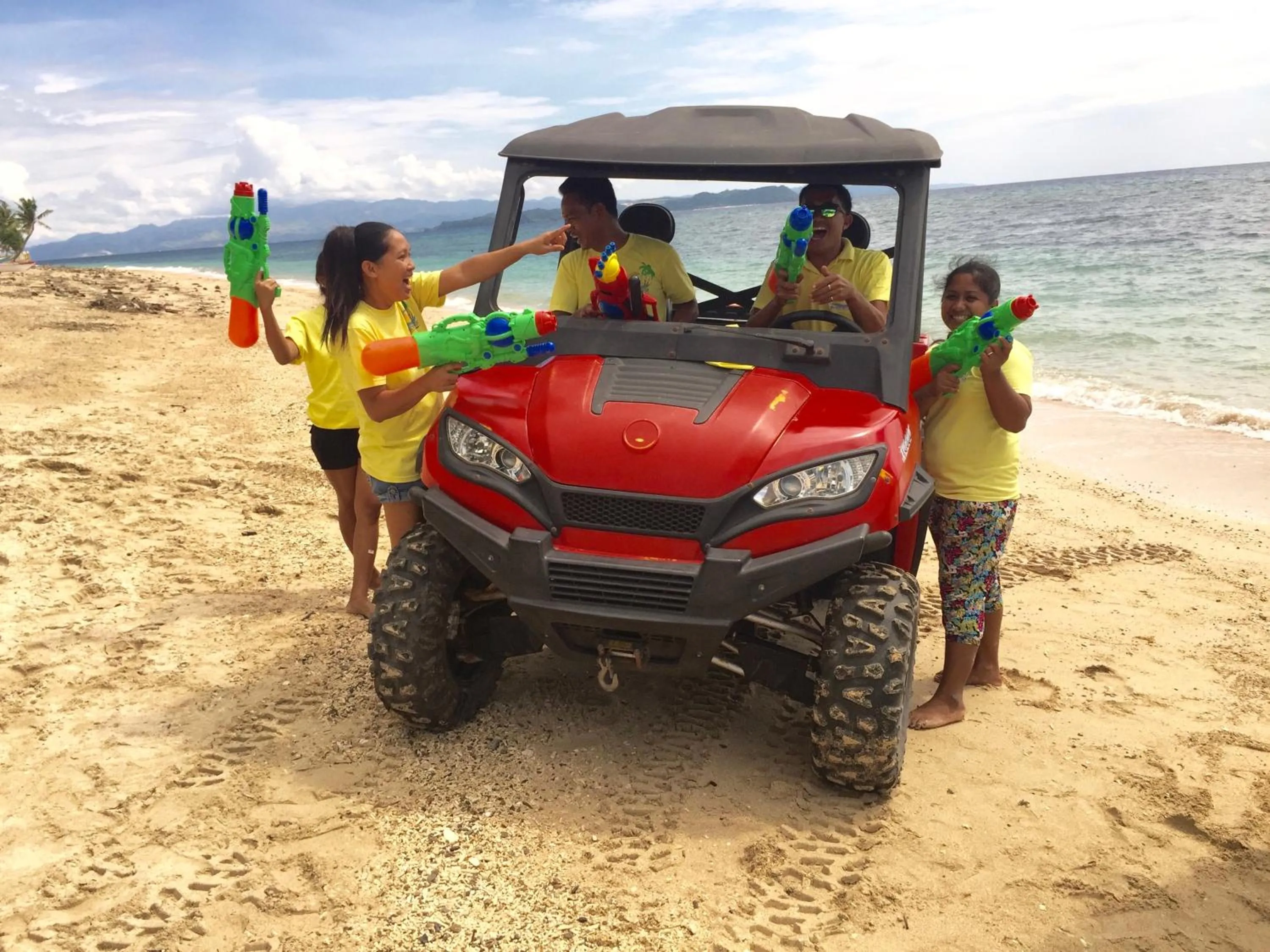 Staff in The Beach House Carabao Island